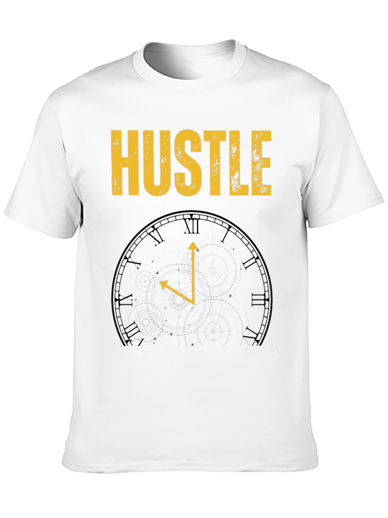 Hustle Time Black Graphic Tee
