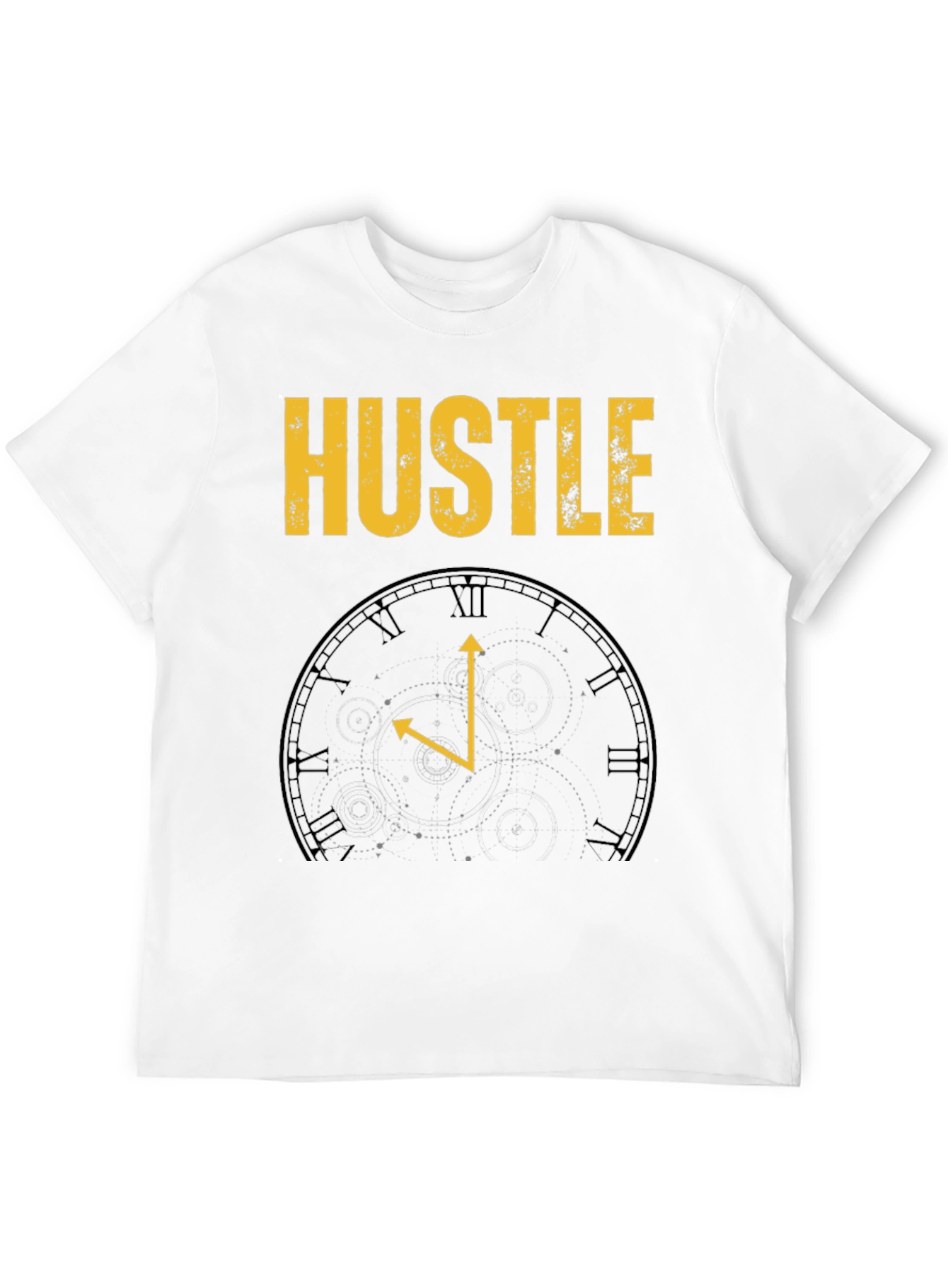 Hustle Time Black Graphic Tee