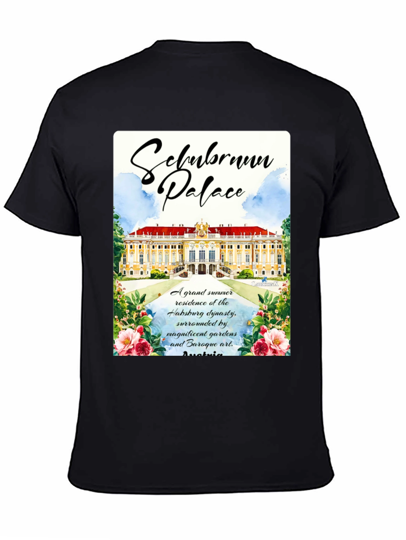 Schonbrunn Palace Austria Graphic T-Shirt