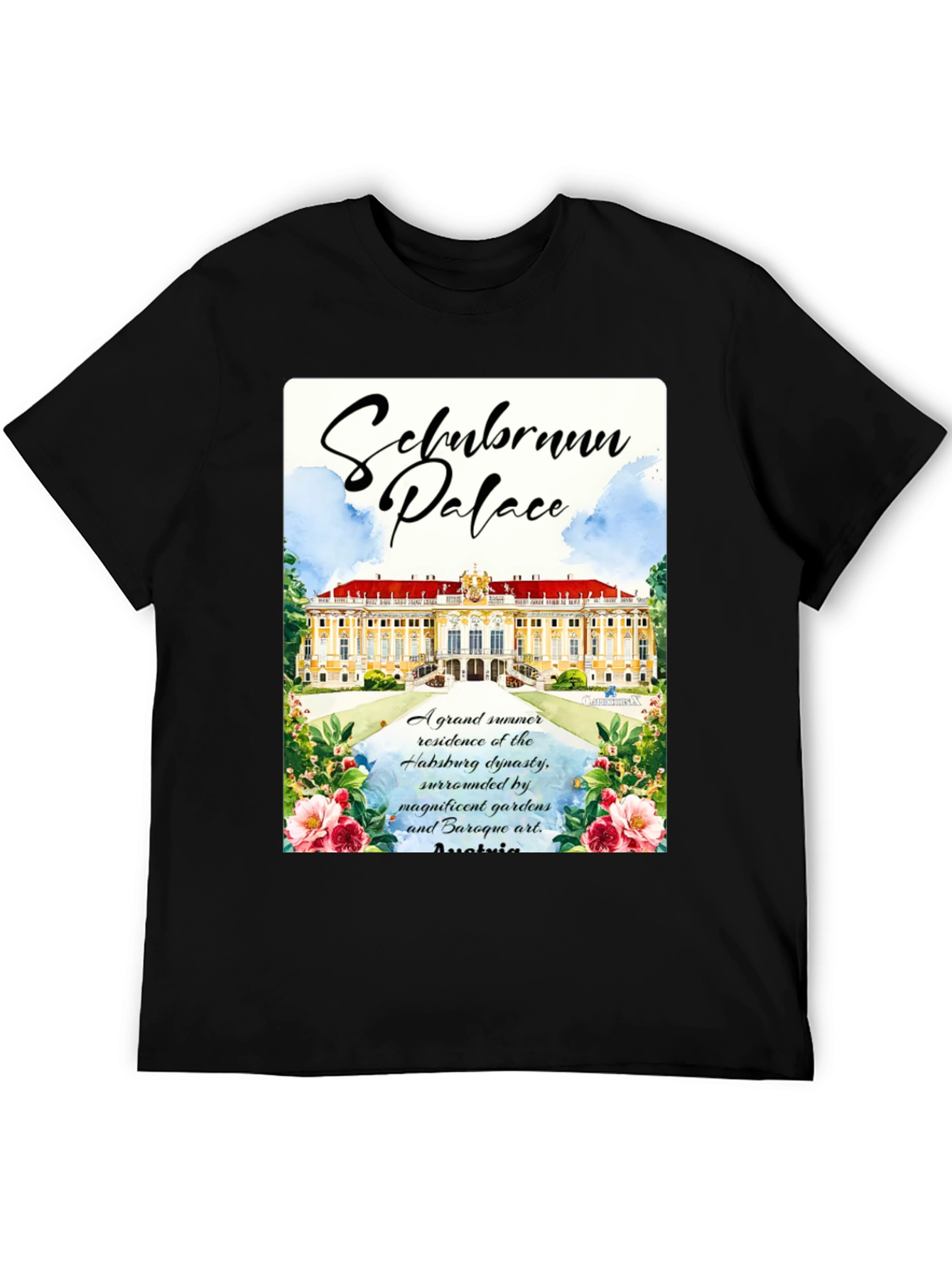 Schonbrunn Palace Austria Graphic T-Shirt