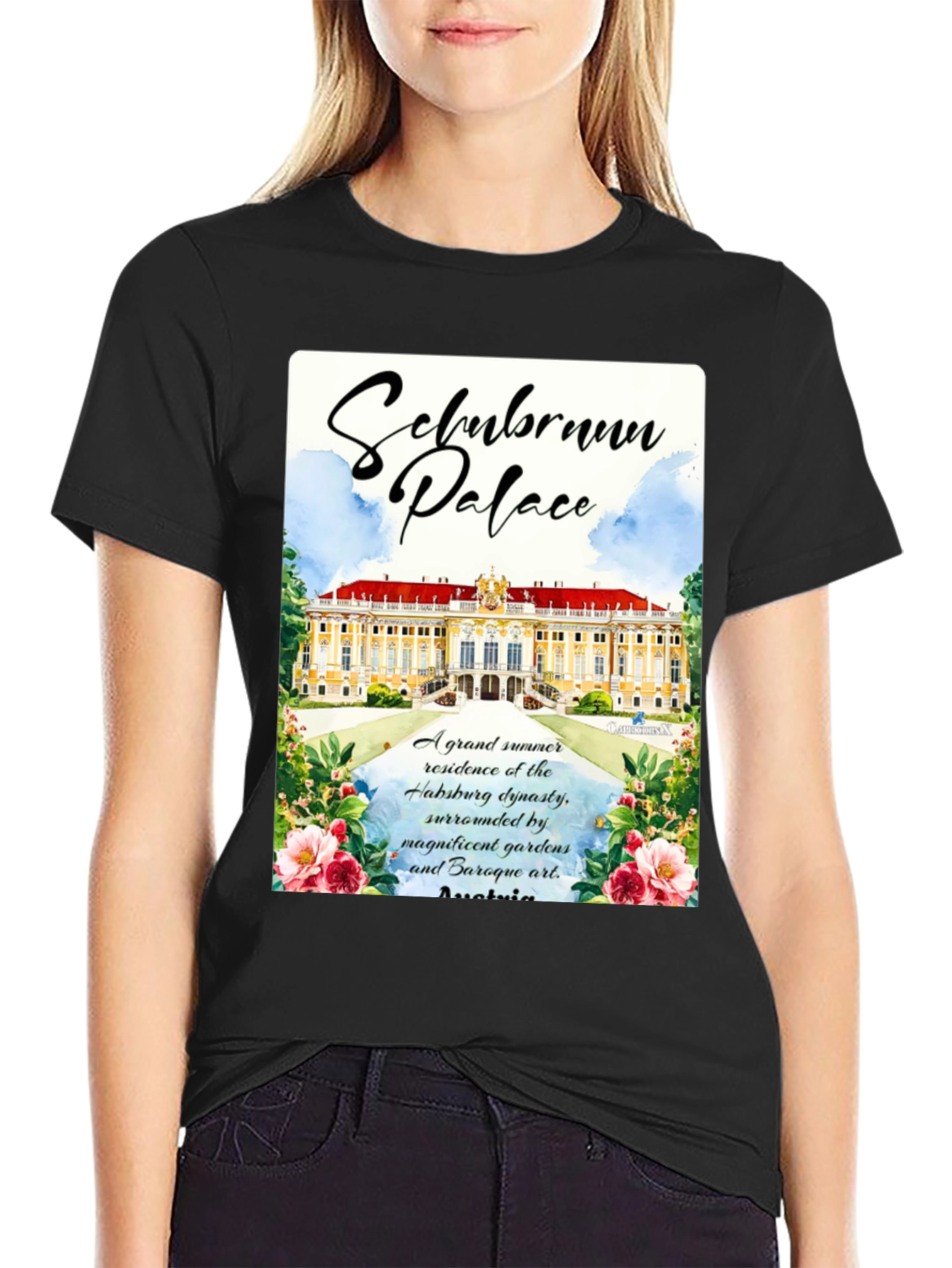 Schonbrunn Palace Austria Graphic T-Shirt