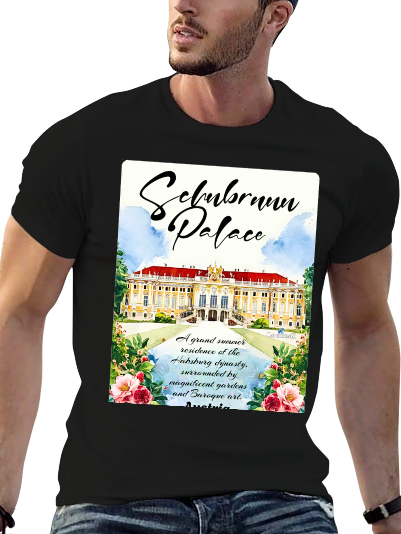 Schonbrunn Palace Austria Graphic T-Shirt