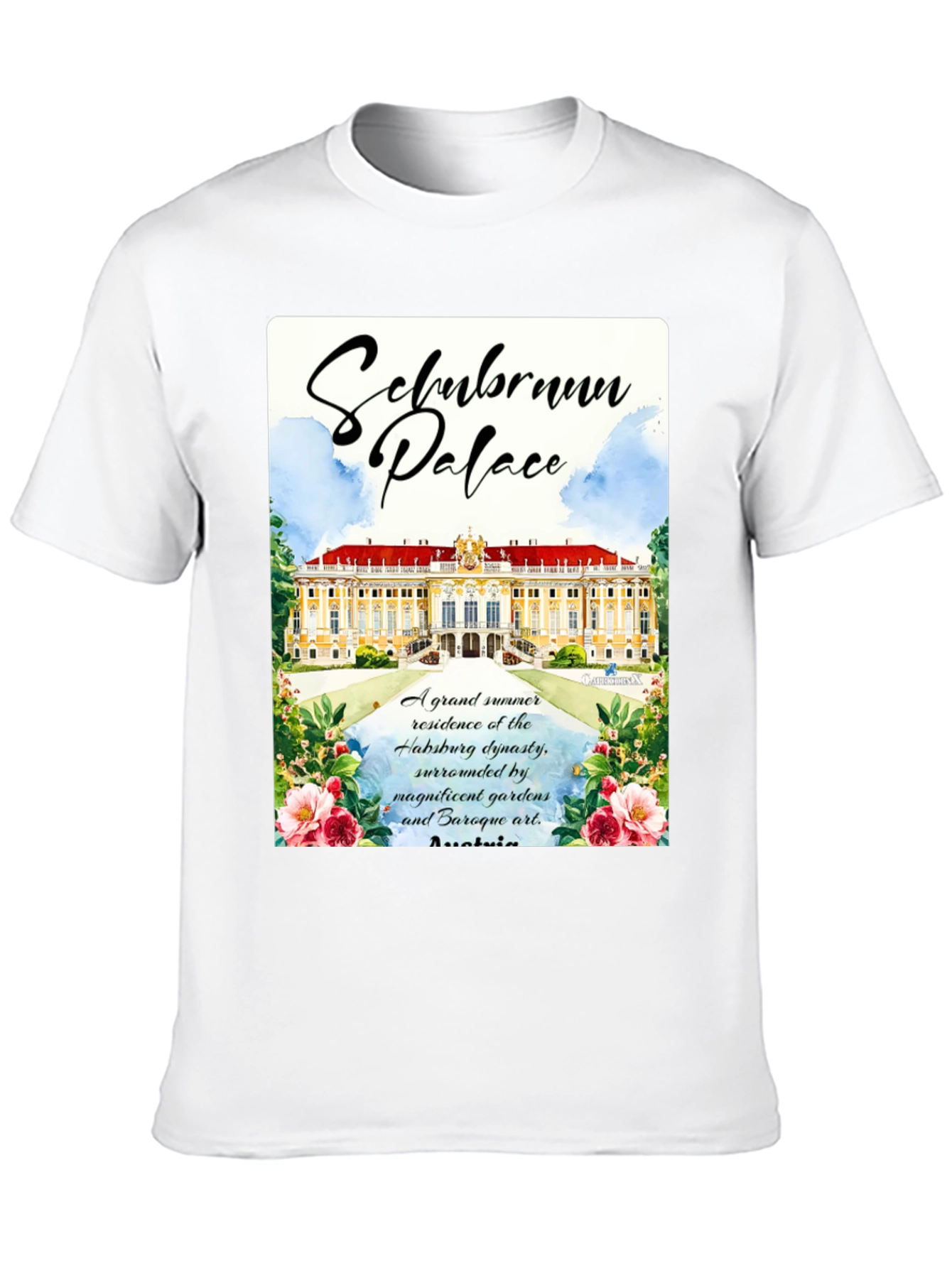 Schonbrunn Palace Austria Graphic T-Shirt