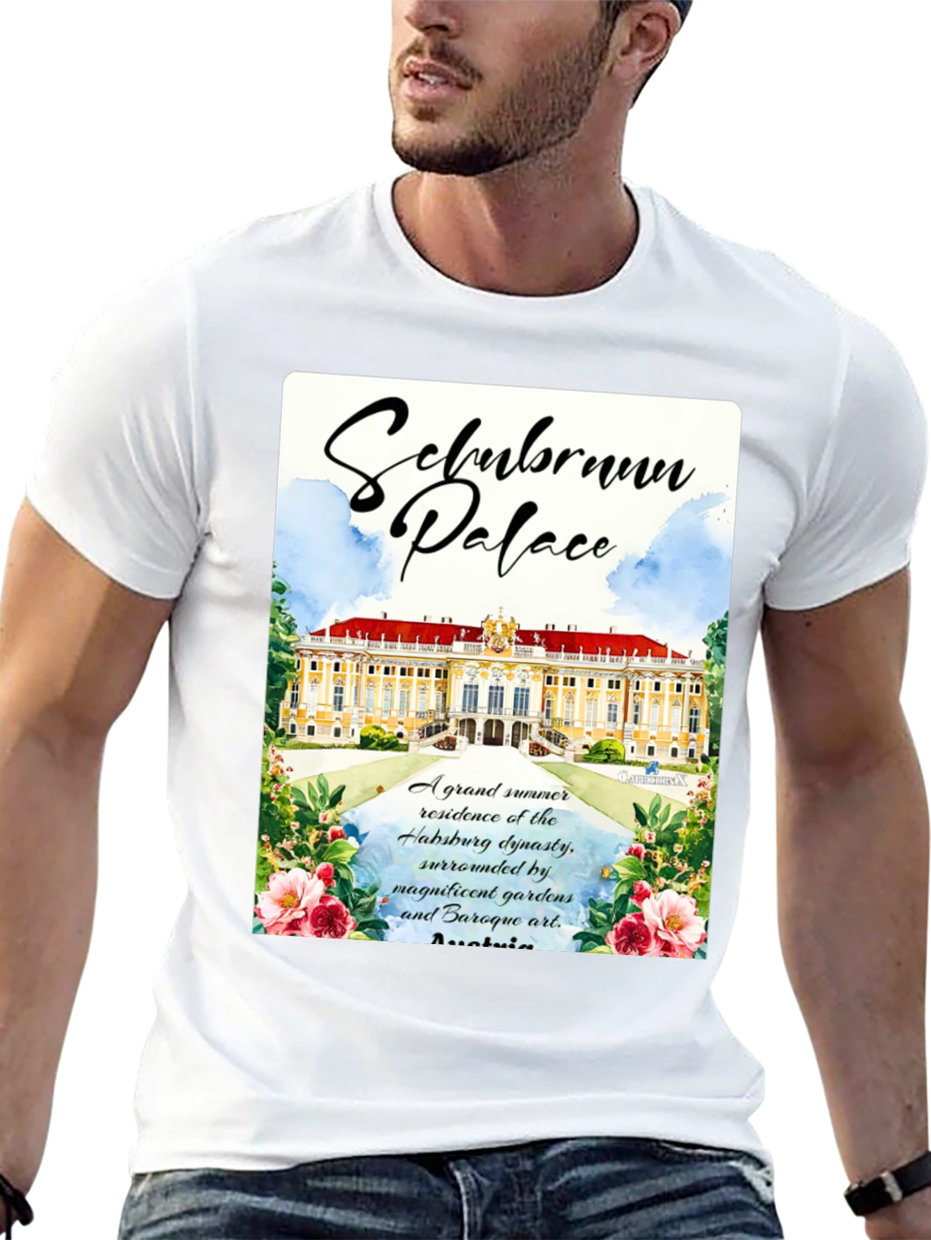 Schonbrunn Palace Austria Graphic T-Shirt