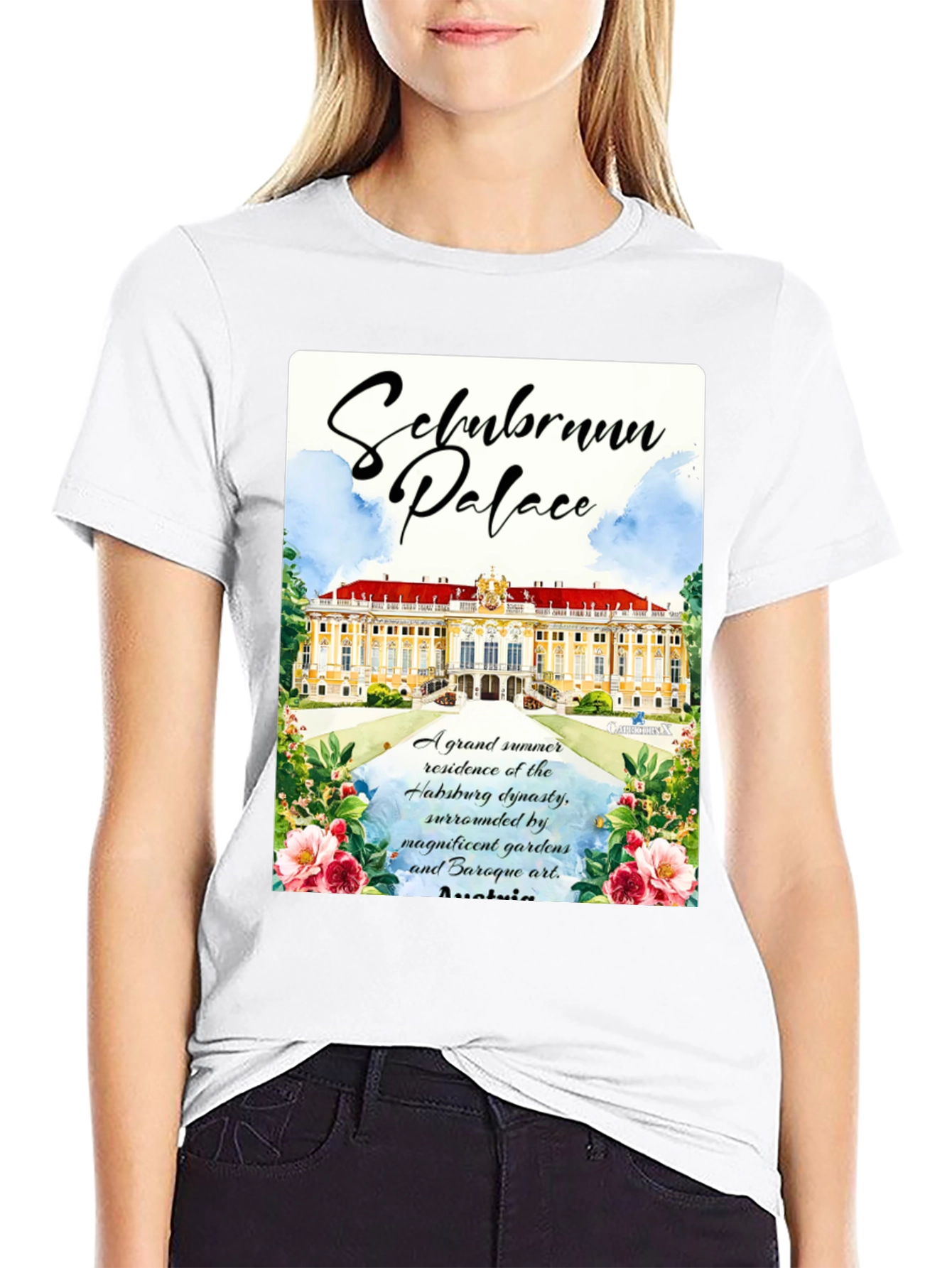 Schonbrunn Palace Austria Graphic T-Shirt