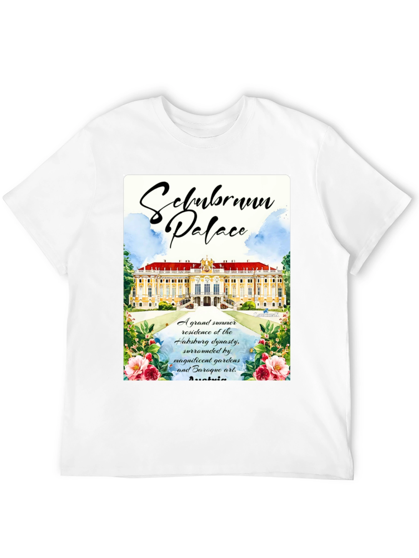 Schonbrunn Palace Austria Graphic T-Shirt