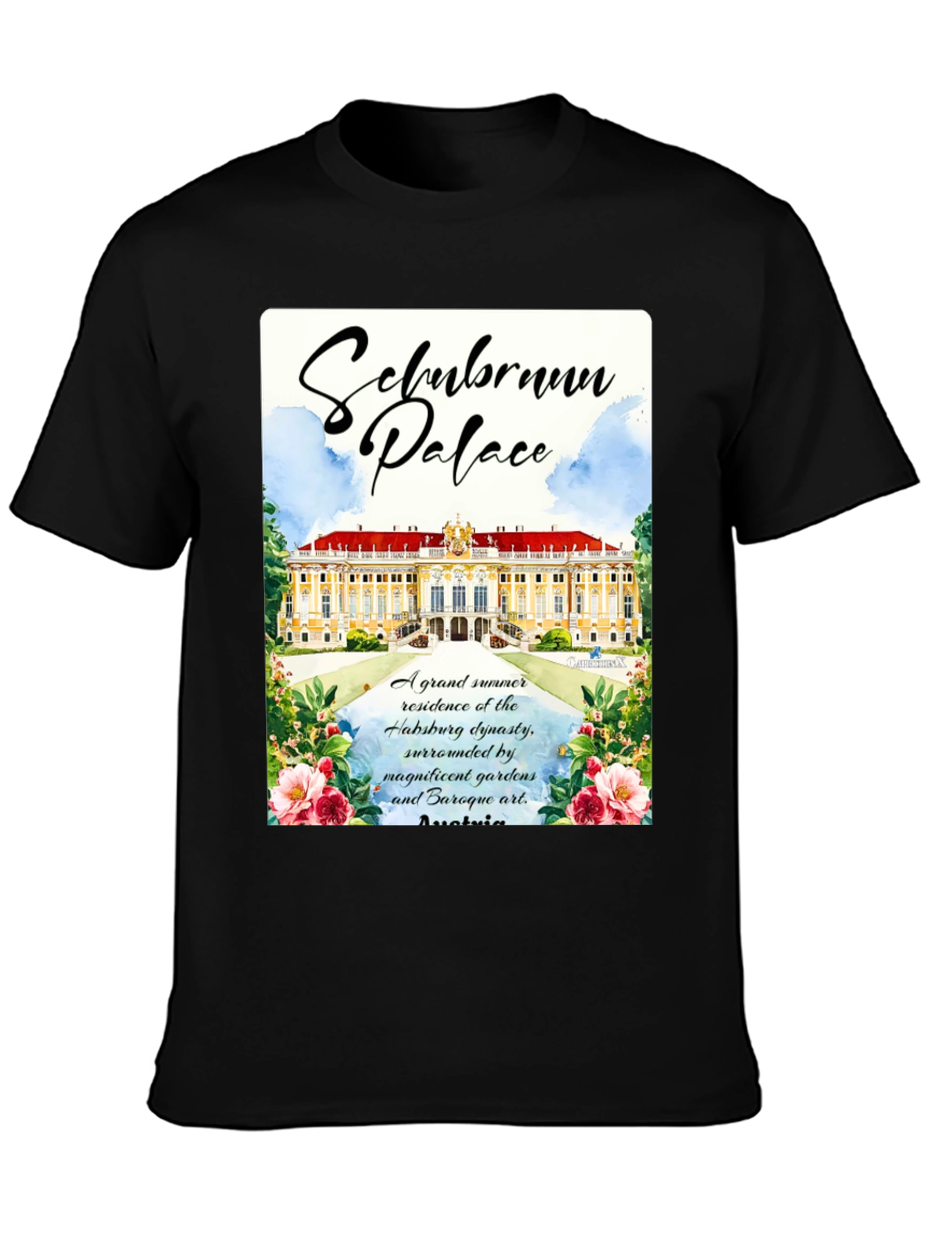Schonbrunn Palace Austria Graphic T-Shirt