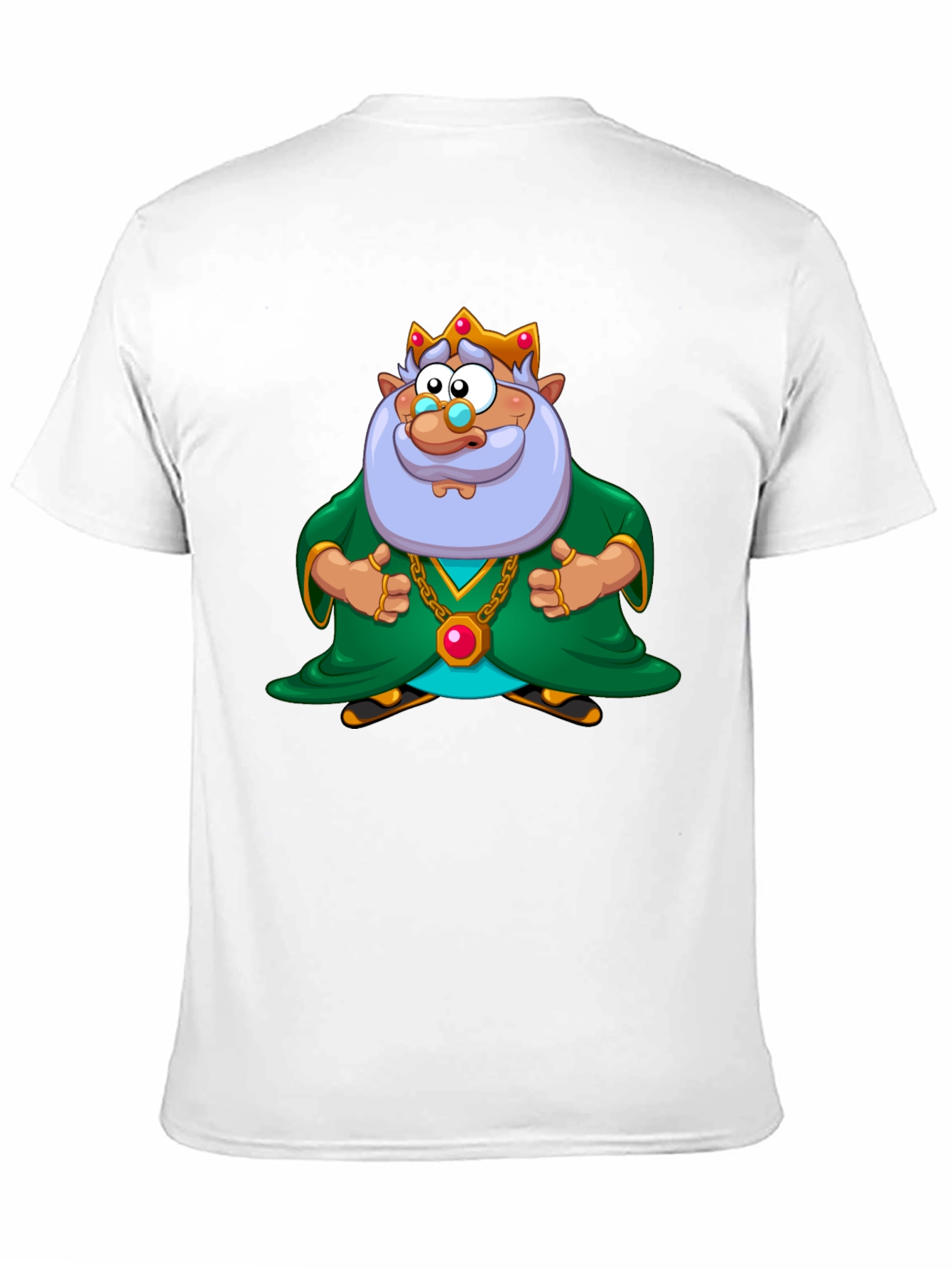 King Cartoon Graphic Black T-Shirt