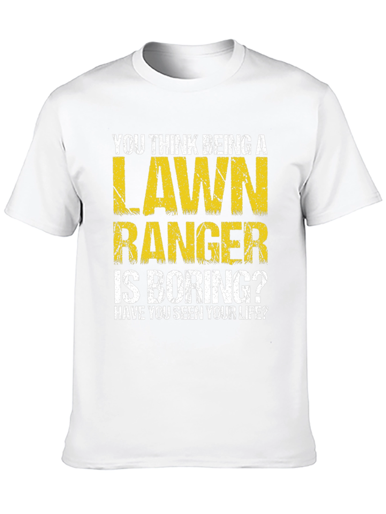 Lawn Ranger Graphic T-Shirt Funny Landscaping Tee