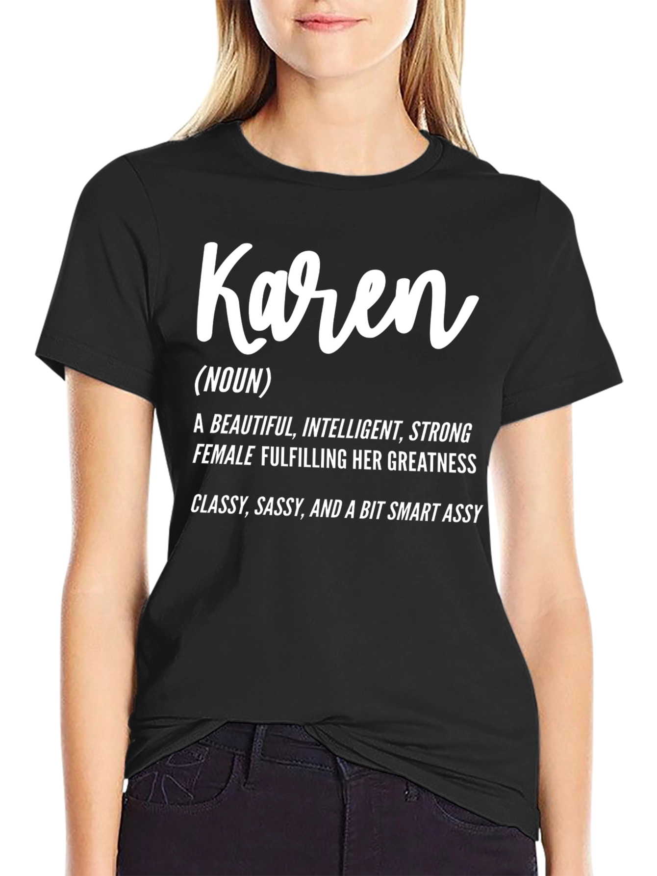 Karen Definition T-Shirt - Funny Sarcastic Tee