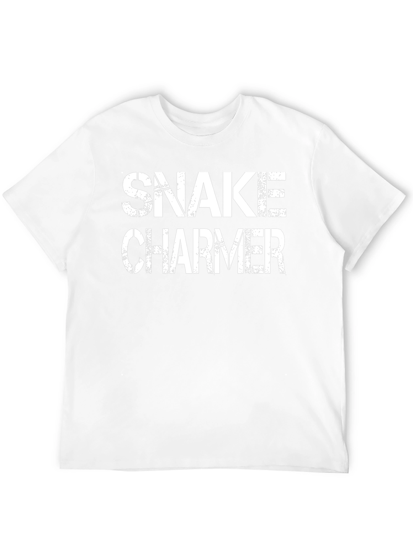 Snake Charmer Graphic Tee - Black Cotton T-Shirt