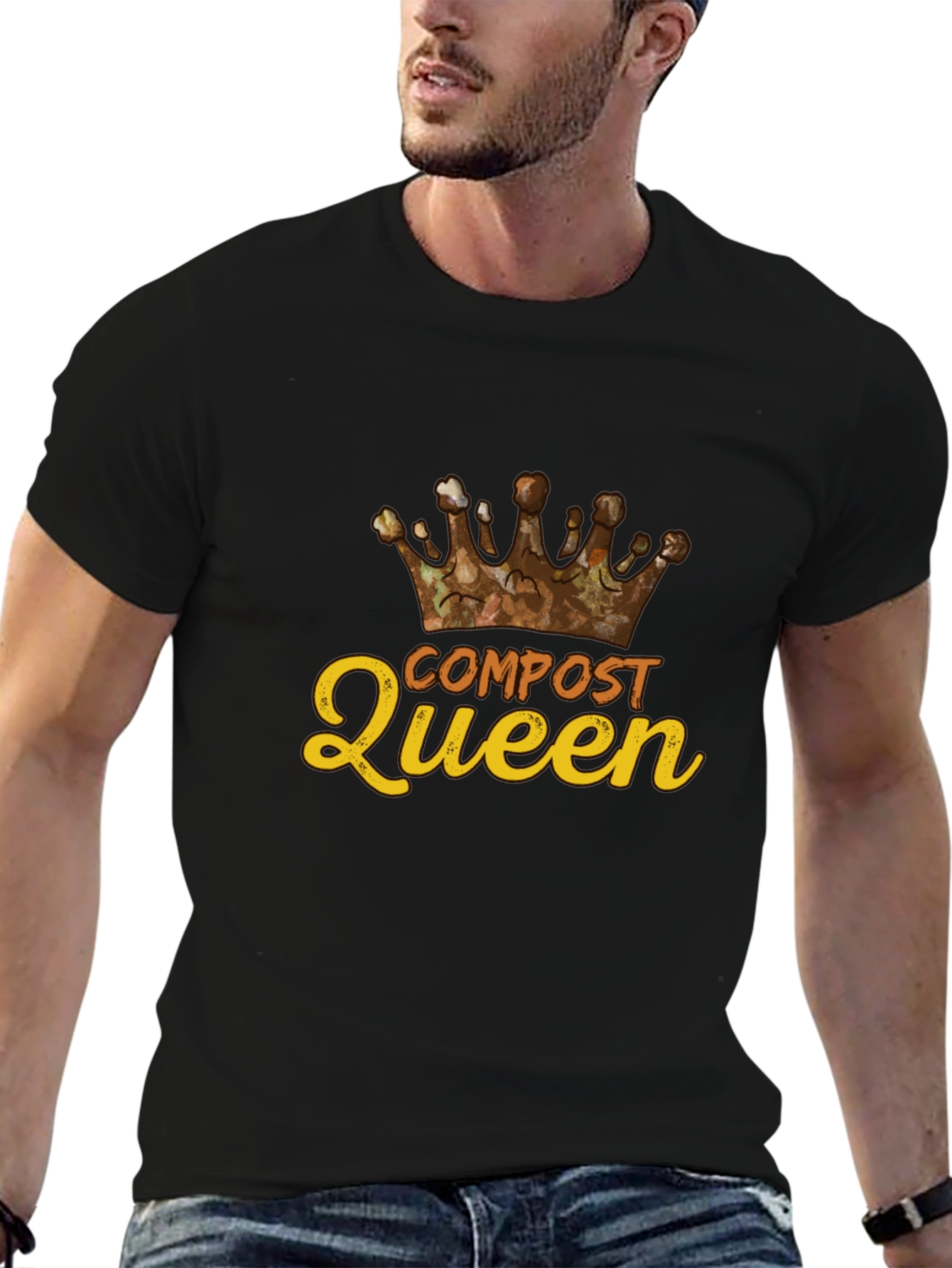 Compost Queen T-Shirt -  Gardening Humor Tee