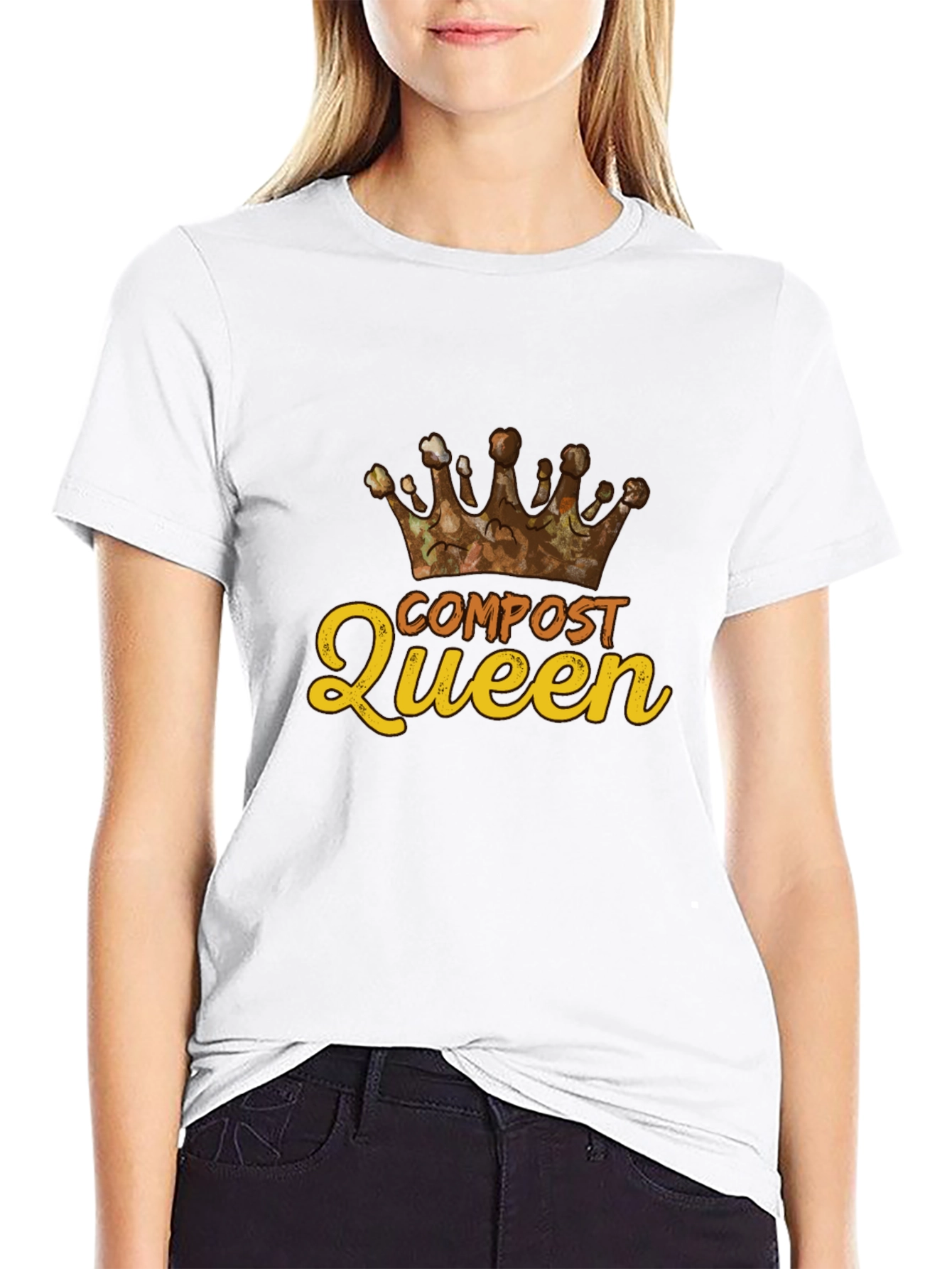 Compost Queen T-Shirt -  Gardening Humor Tee