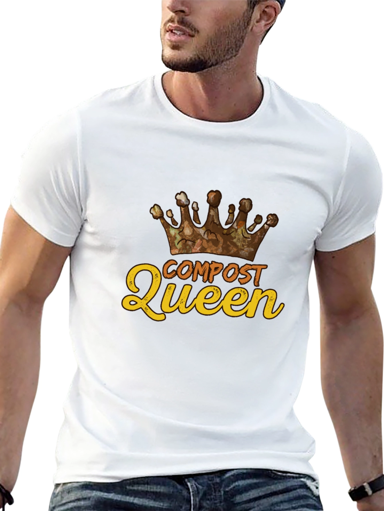 Compost Queen T-Shirt -  Gardening Humor Tee