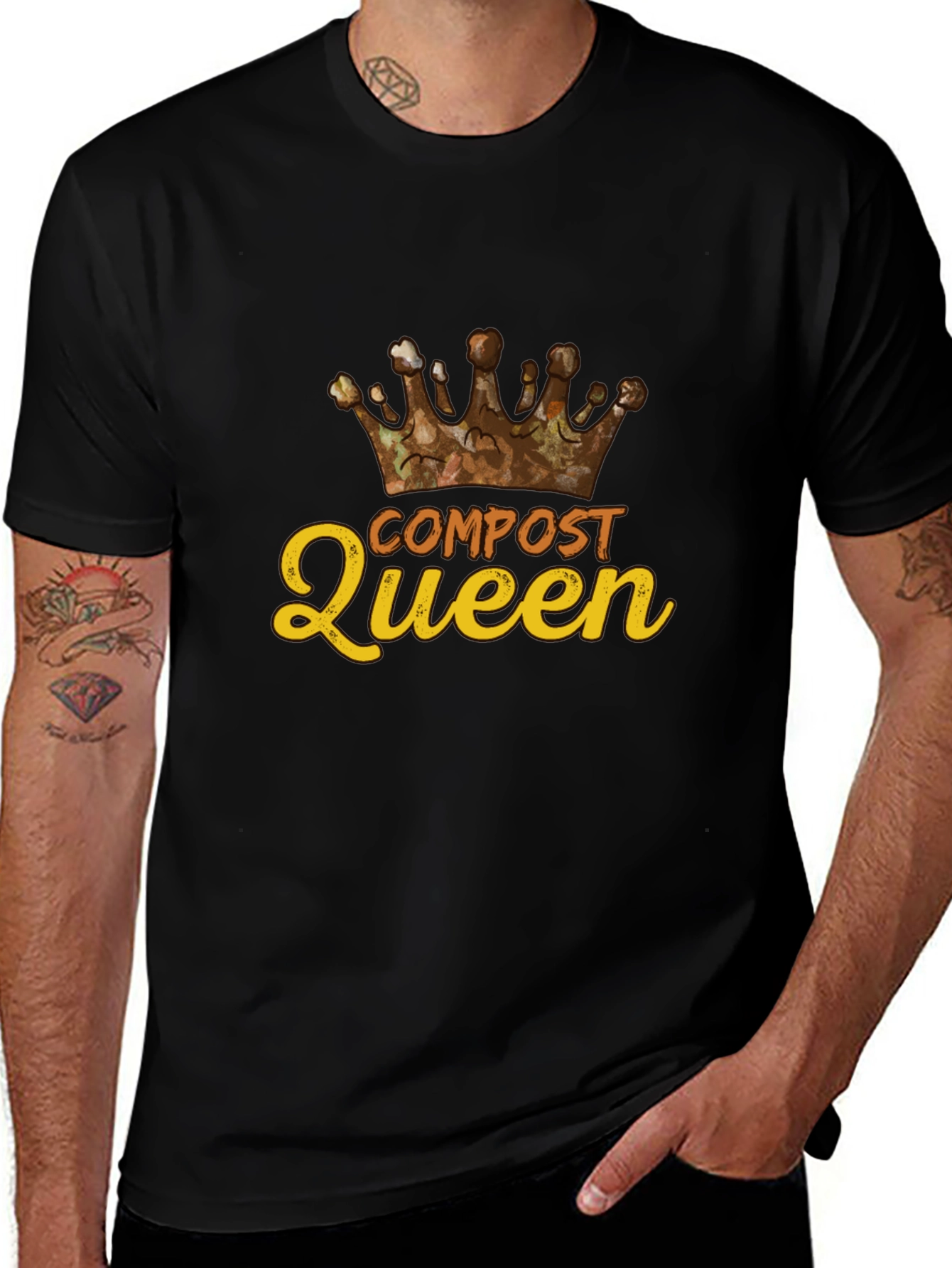 Compost Queen T-Shirt -  Gardening Humor Tee