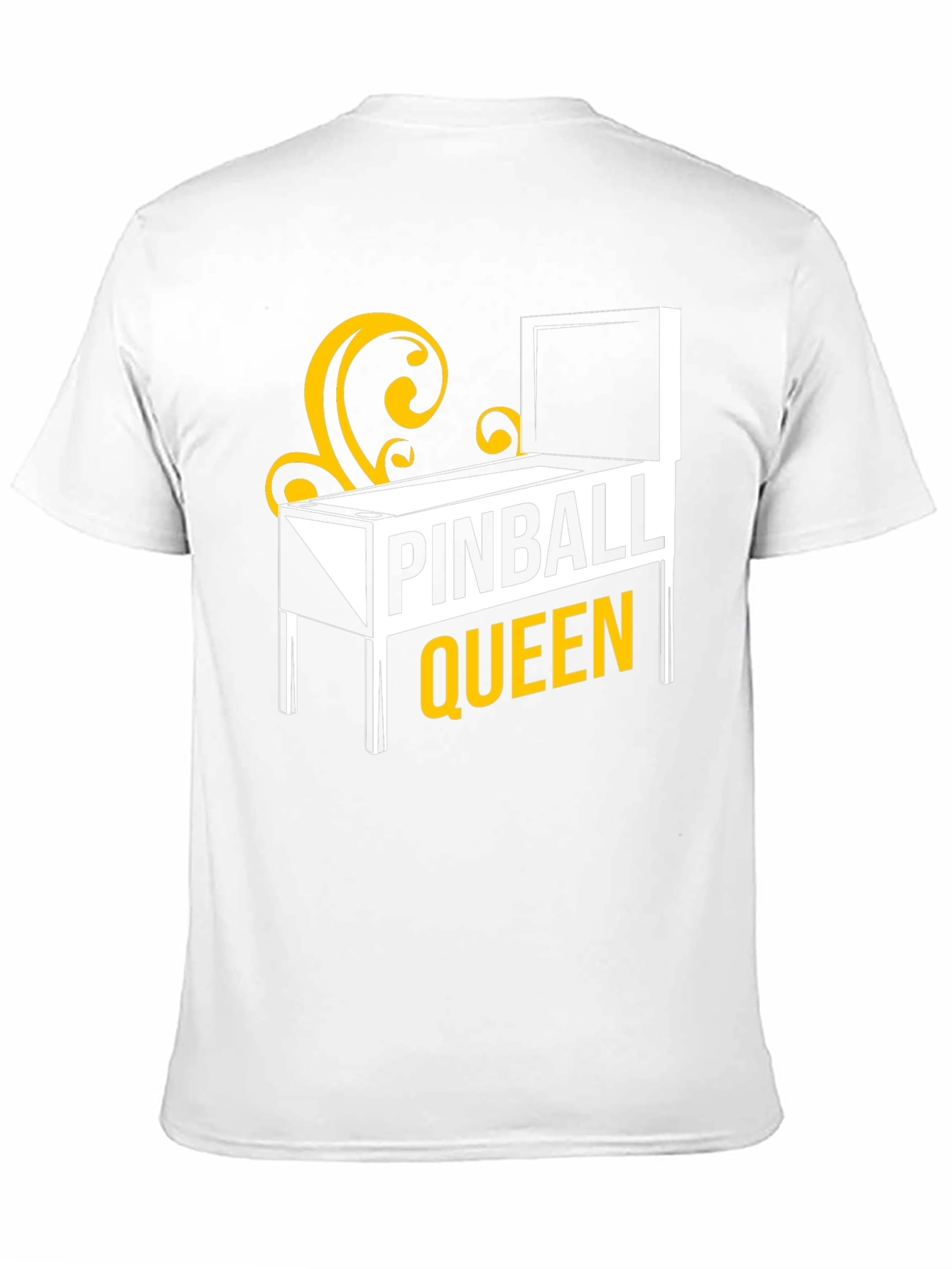 Pinball Queen Graphic T-Shirt - Black Cotton Tee