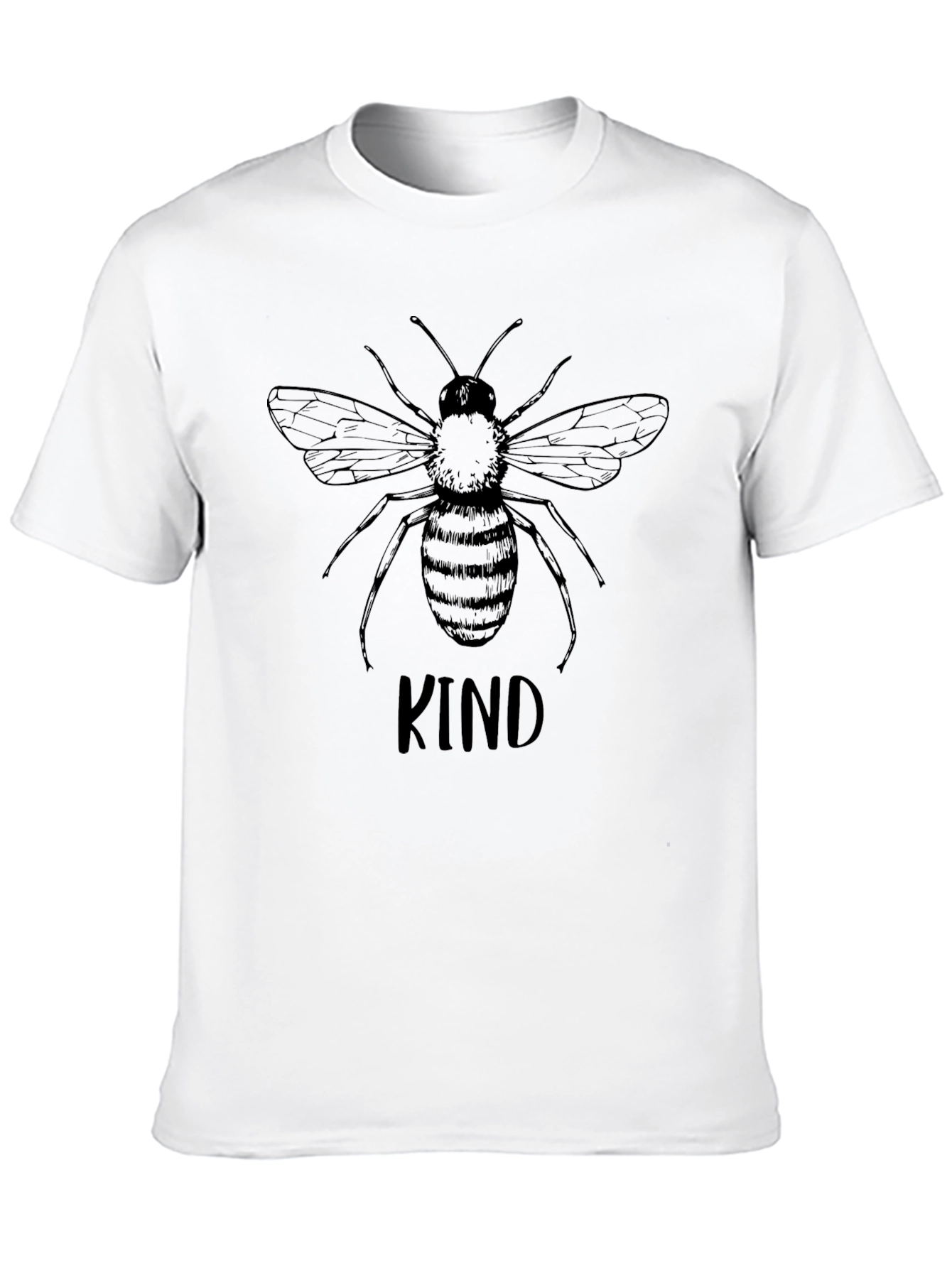 Bee Kind Graphic Tee - Unisex Black T-Shirt