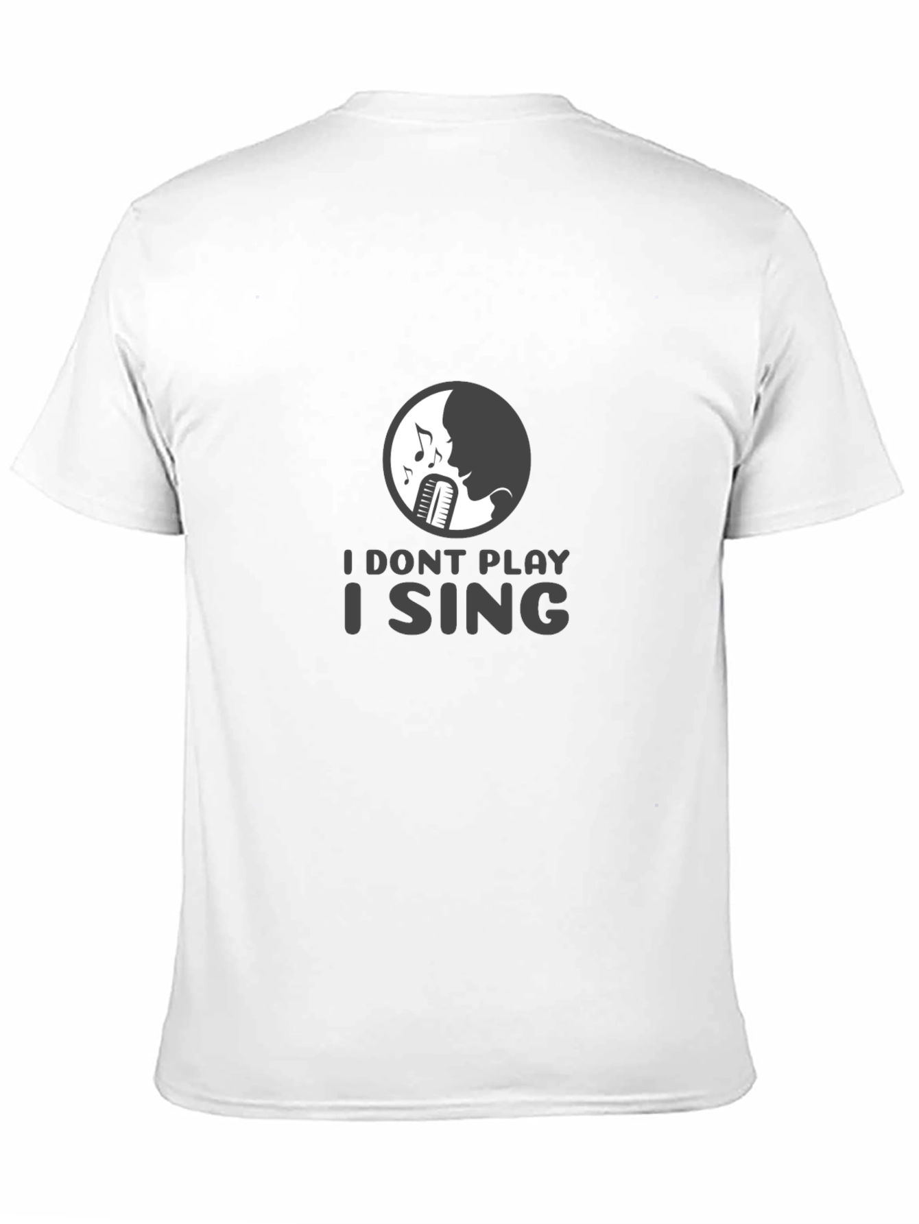 I Sing Graphic Tee - Musicians Black T-Shirt