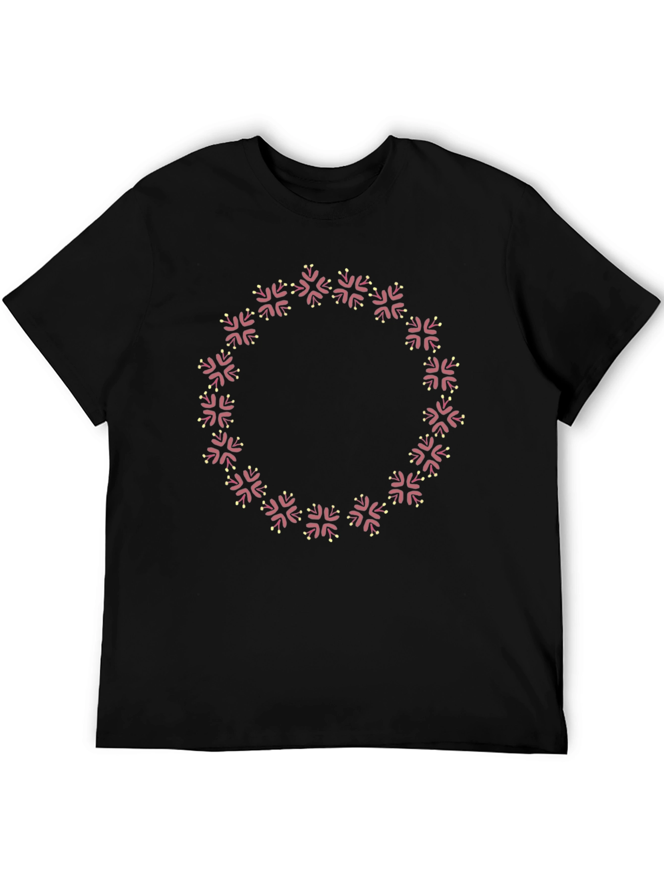Circular Floral T-Shirt - Stylish Comfort
