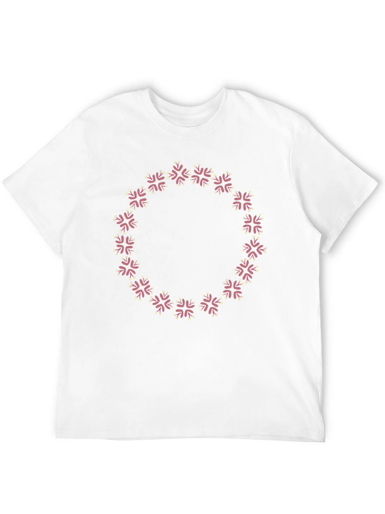 Circular Floral T-Shirt - Stylish Comfort