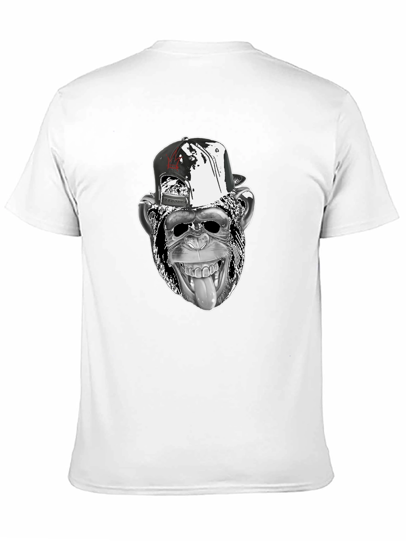 Cool Monkey Graphic Tee - Black Cotton T-Shirt
