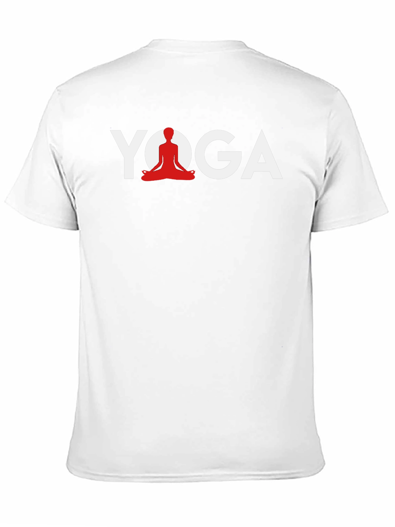 Yoga Graphic Print Black T-Shirt