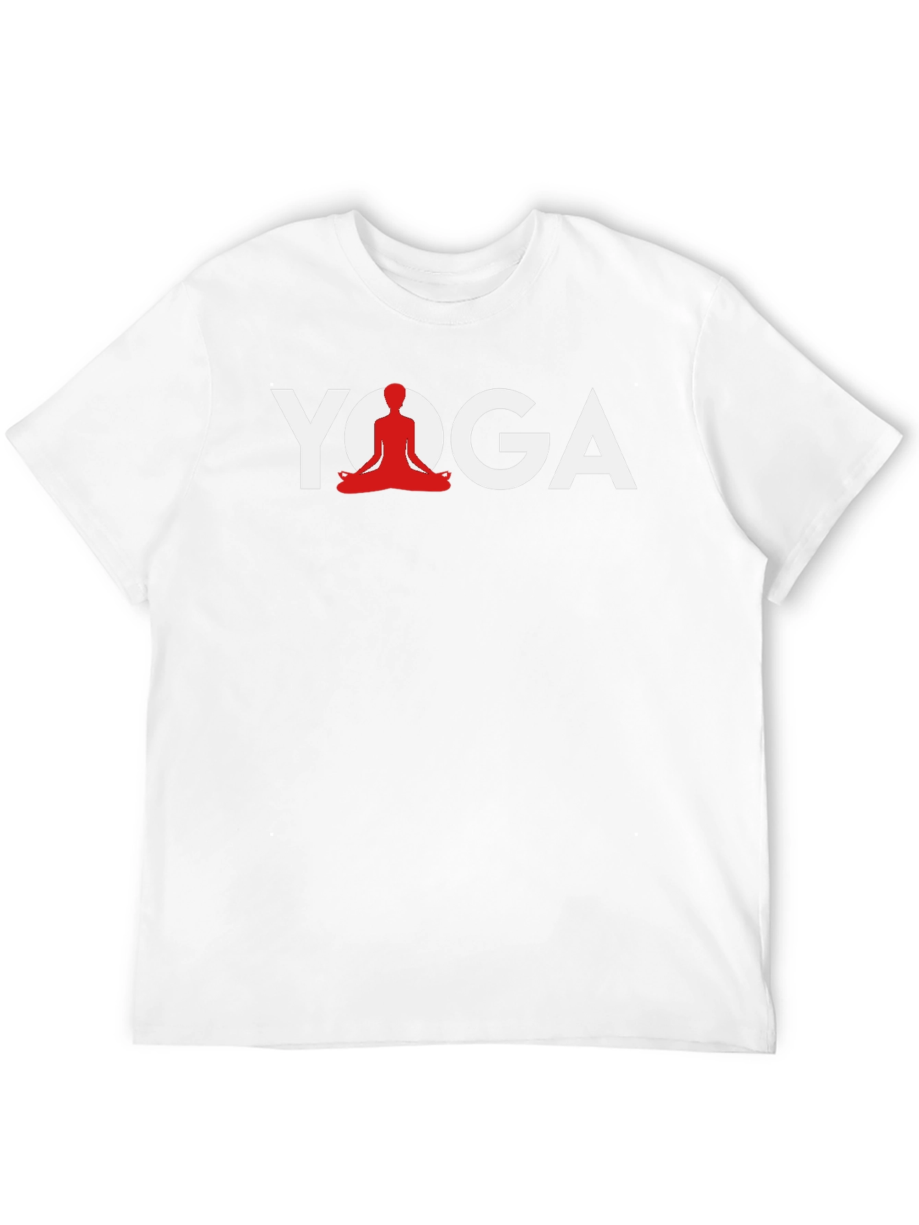 Yoga Graphic Print Black T-Shirt