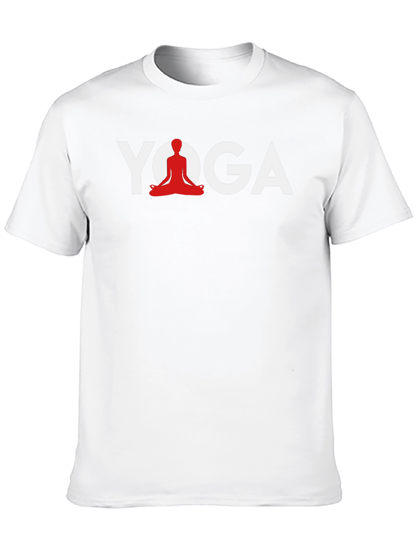 Yoga Graphic Print Black T-Shirt