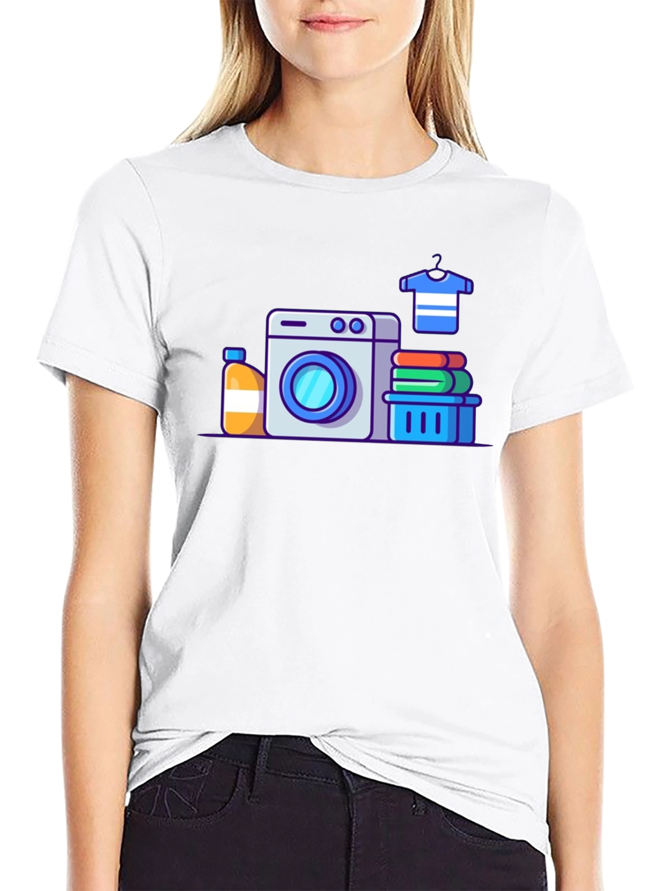 Laundry Day Graphic T-Shirt - Clean Comfort