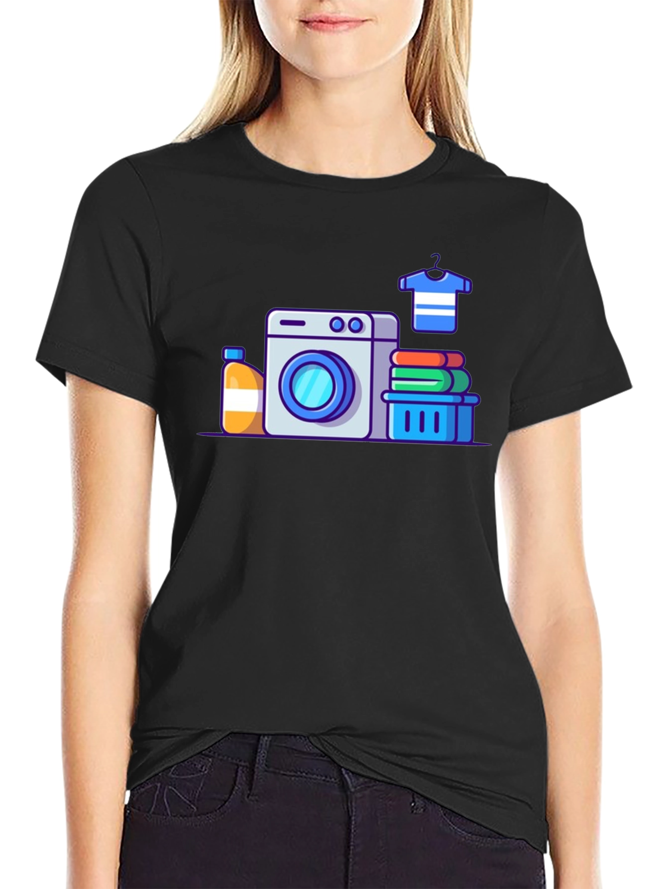 Laundry Day Graphic T-Shirt - Clean Comfort