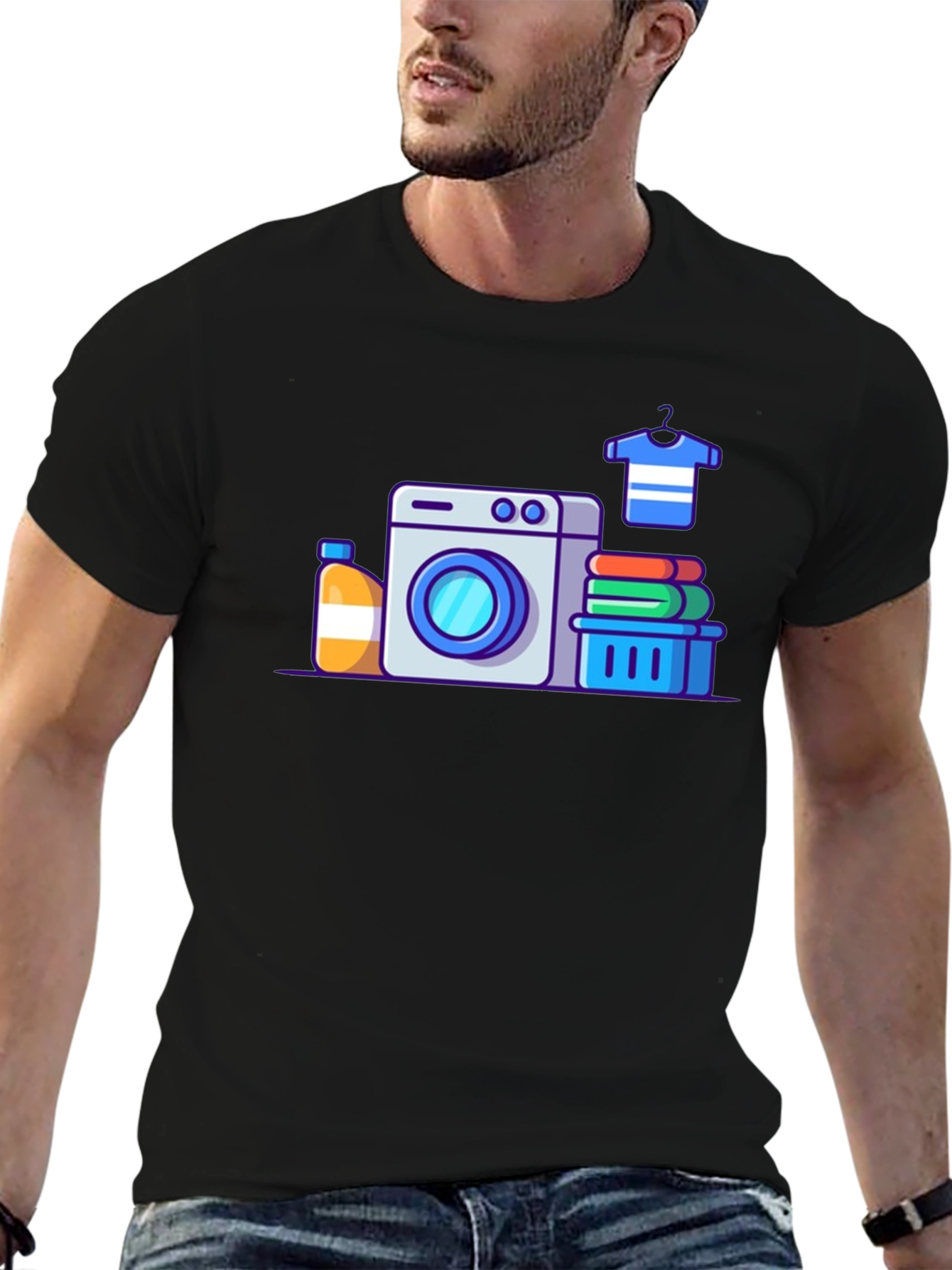 Laundry Day Graphic T-Shirt - Clean Comfort