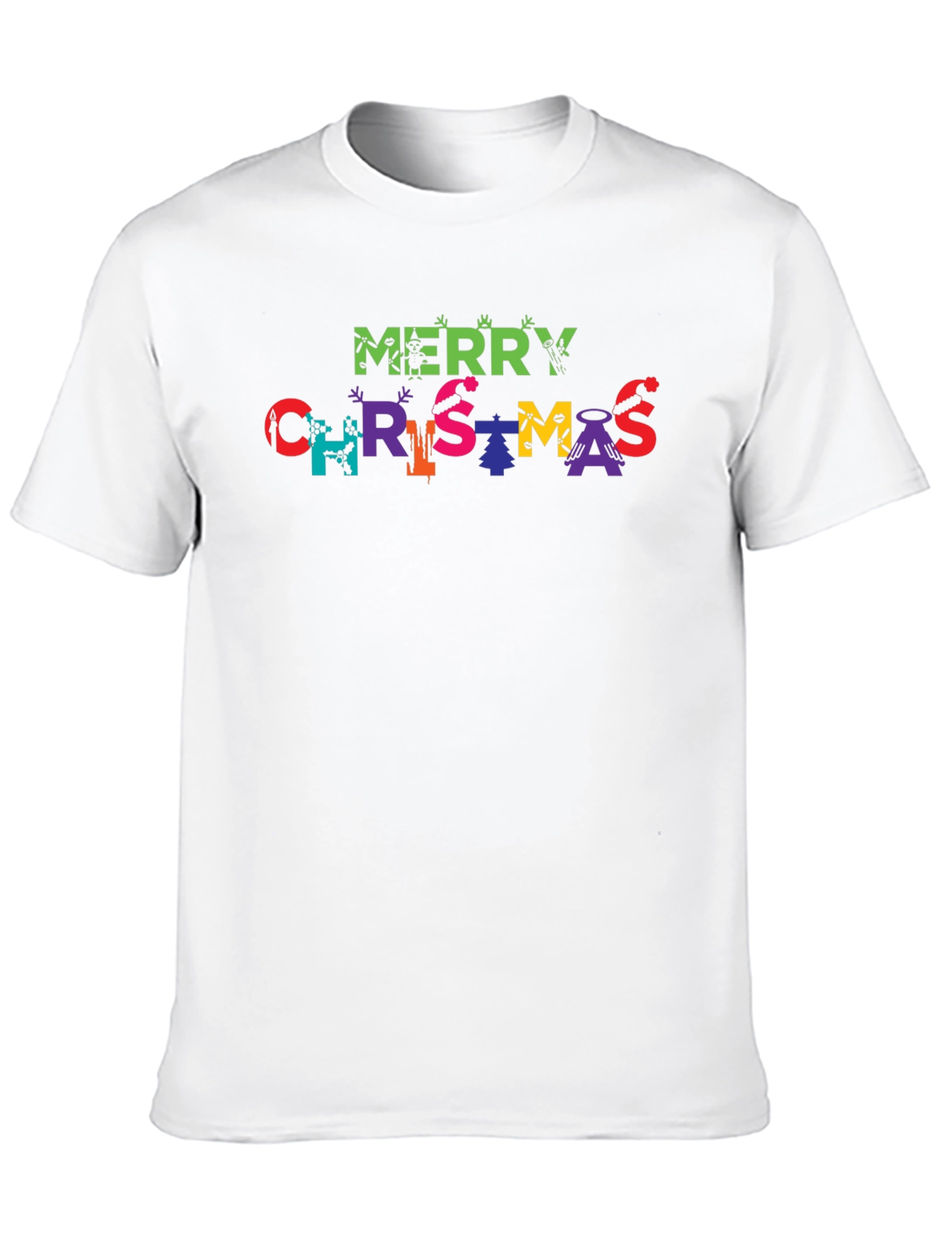 Merry Christmas Graphic Print T-Shirt