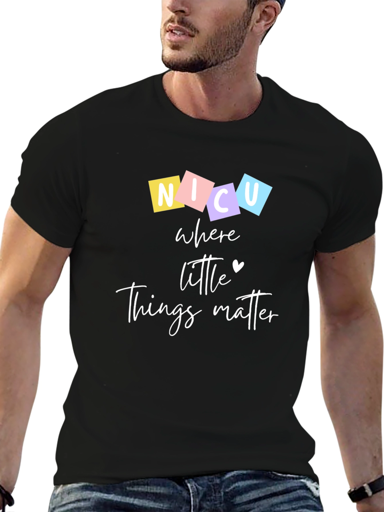 NICU Where Little Things Matter Graphic T-Shirt