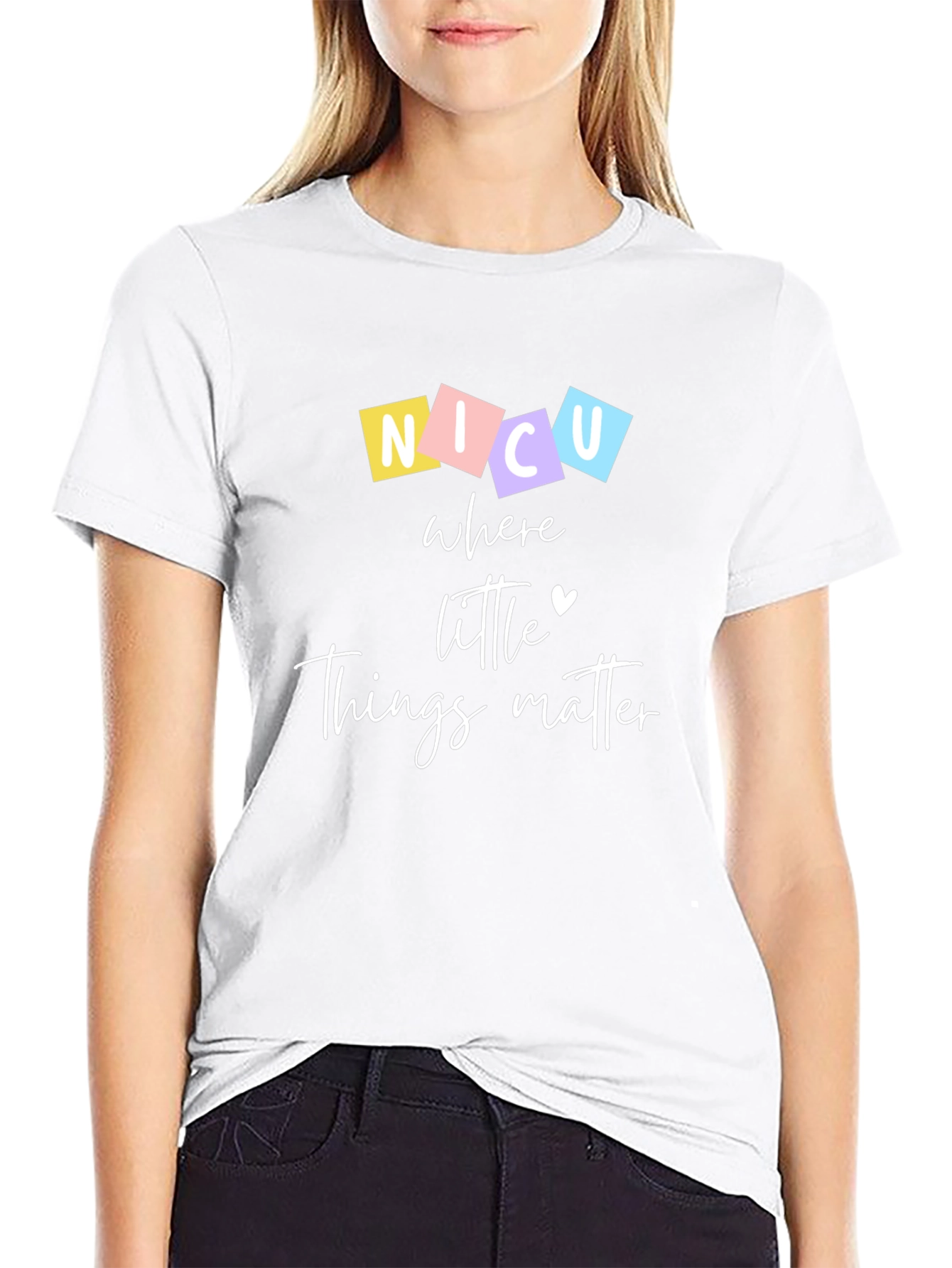 NICU Where Little Things Matter Graphic T-Shirt