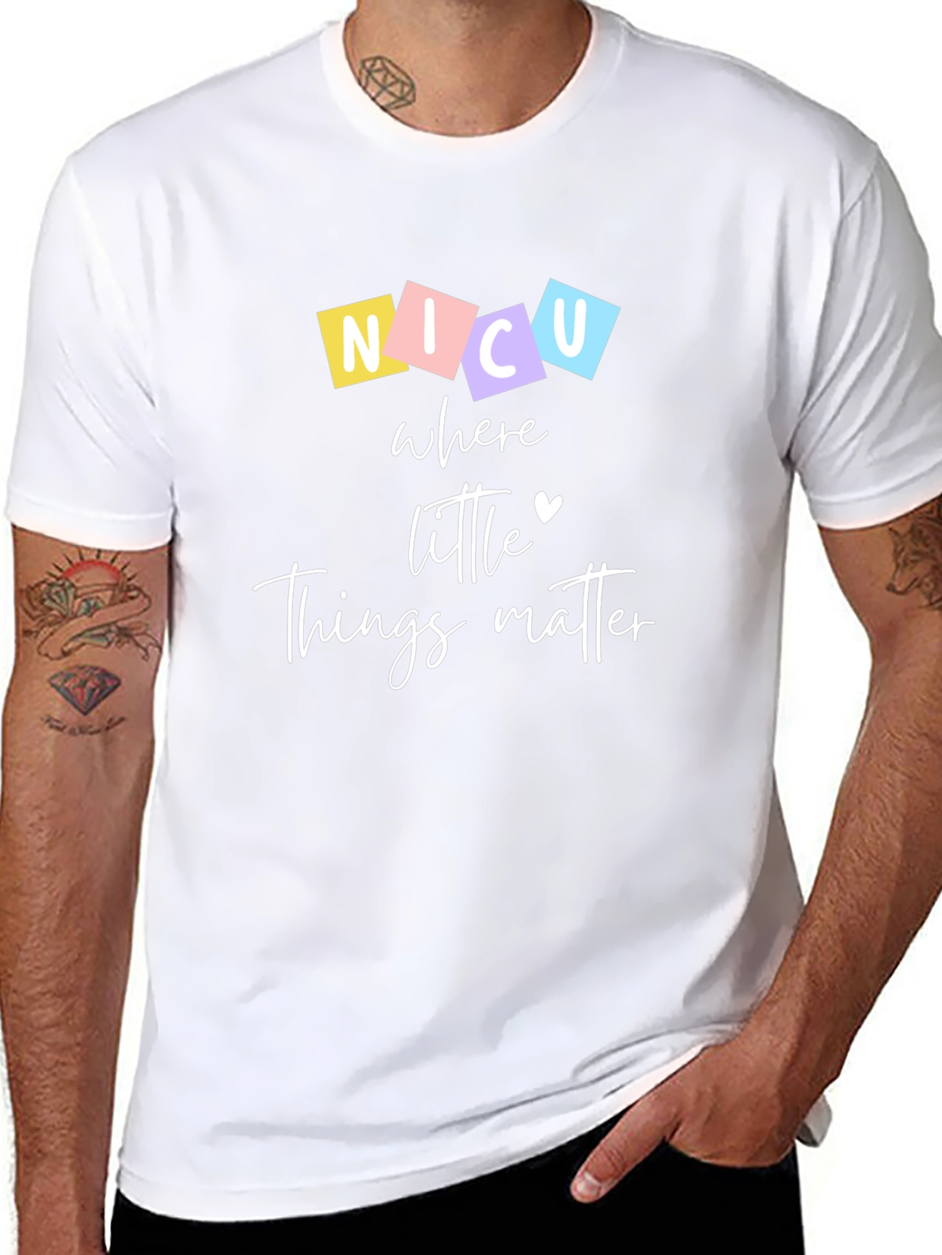 NICU Where Little Things Matter Graphic T-Shirt