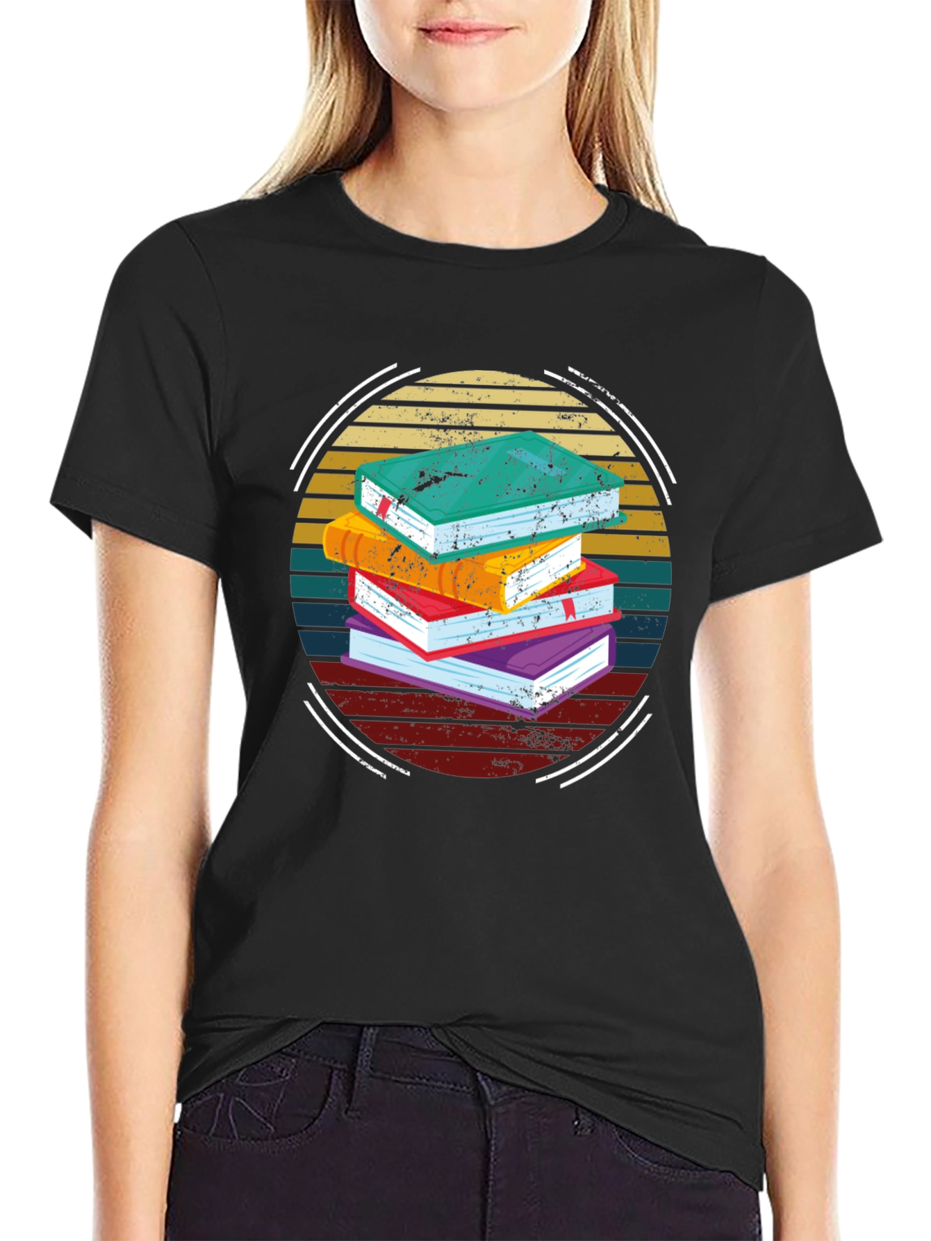 Book Lover Retro T-Shirt