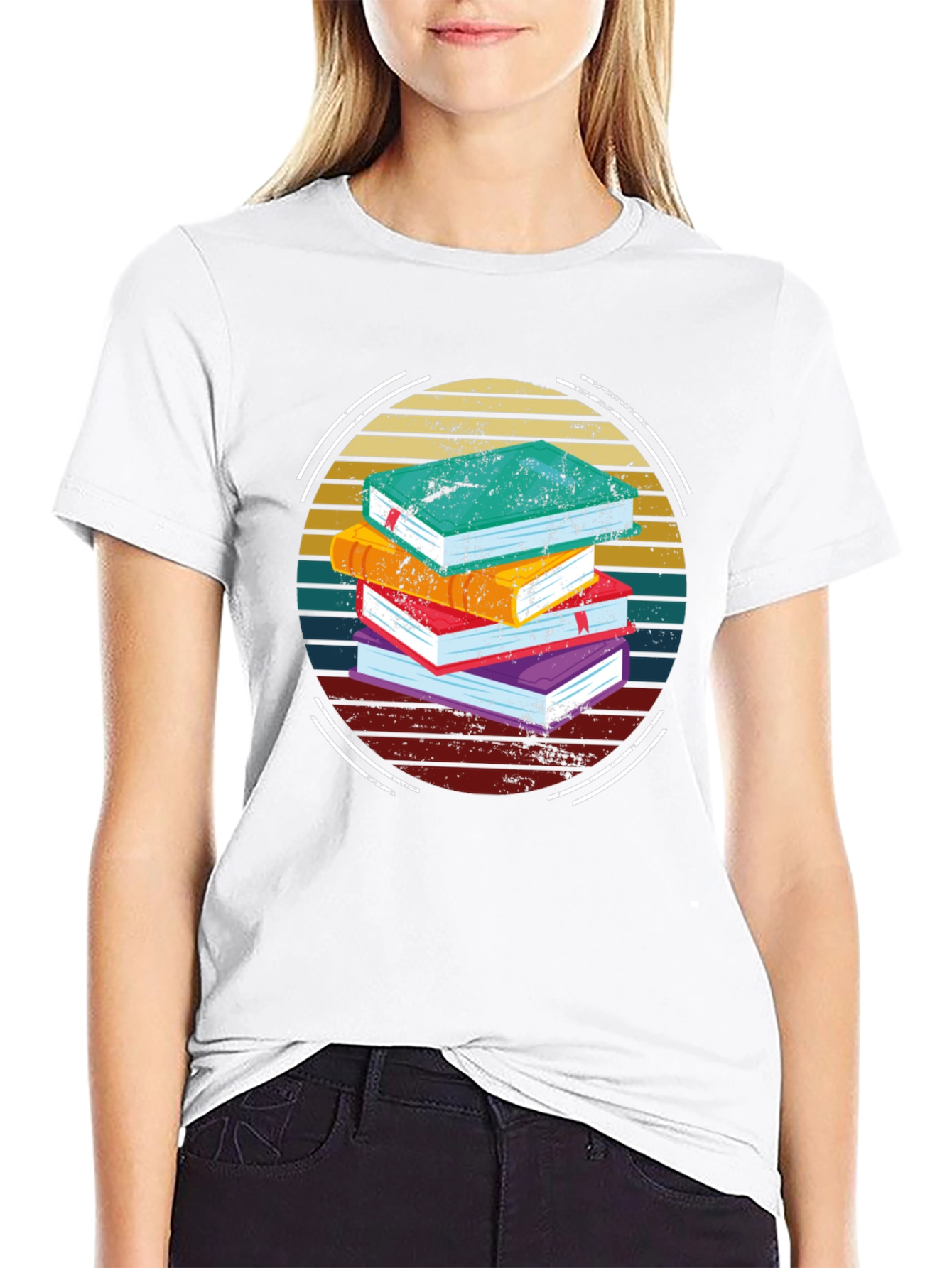 Book Lover Retro T-Shirt