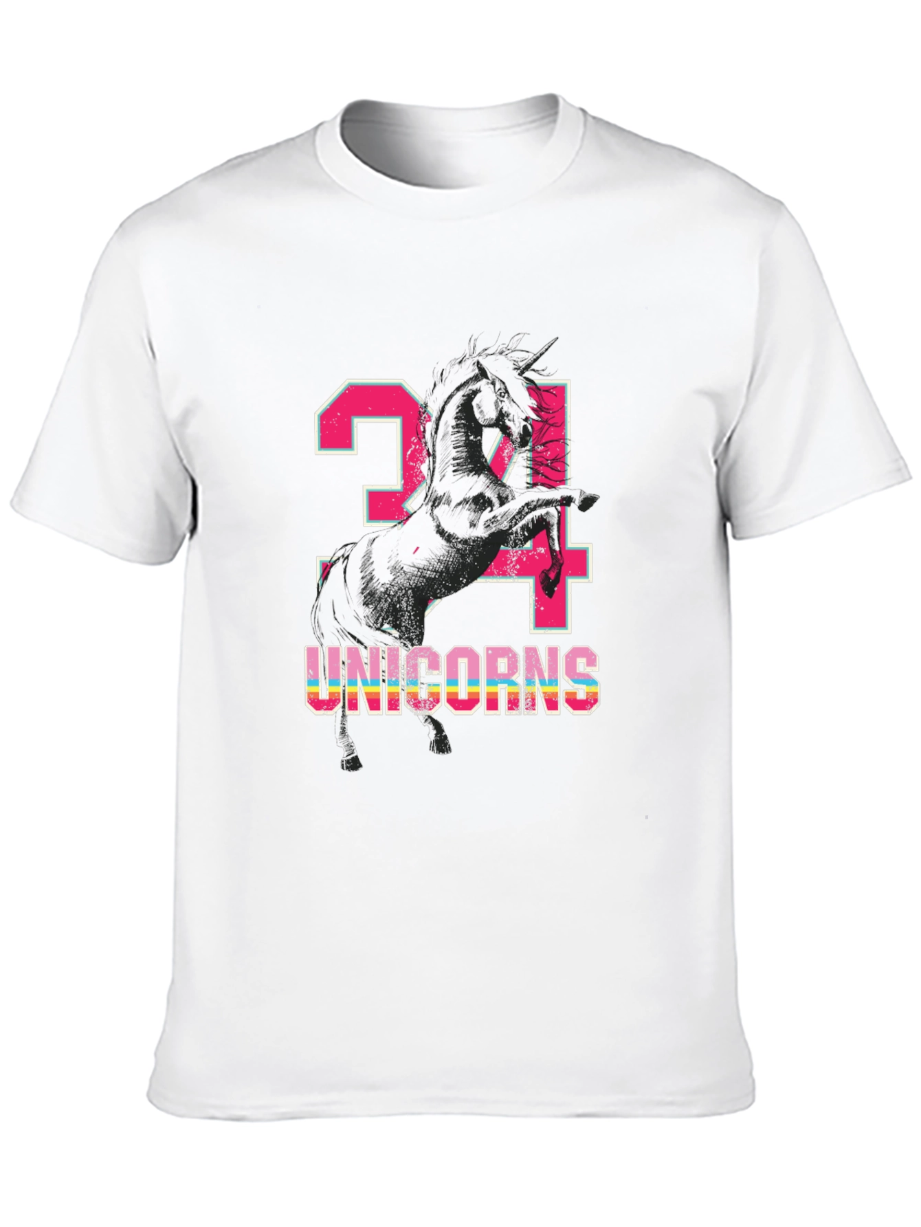 Unicorn Birthday Shirt 24 Unicorns