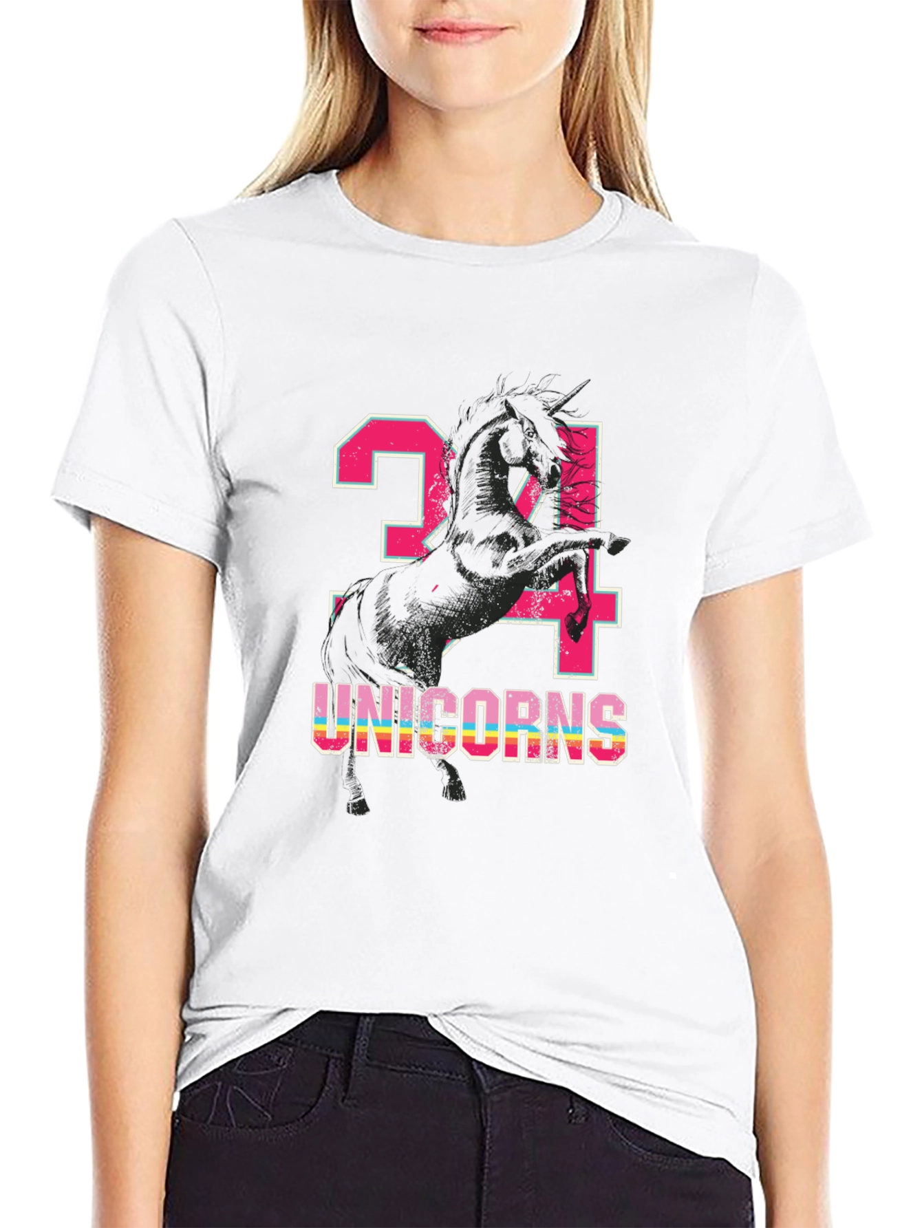 Unicorn Birthday Shirt 24 Unicorns