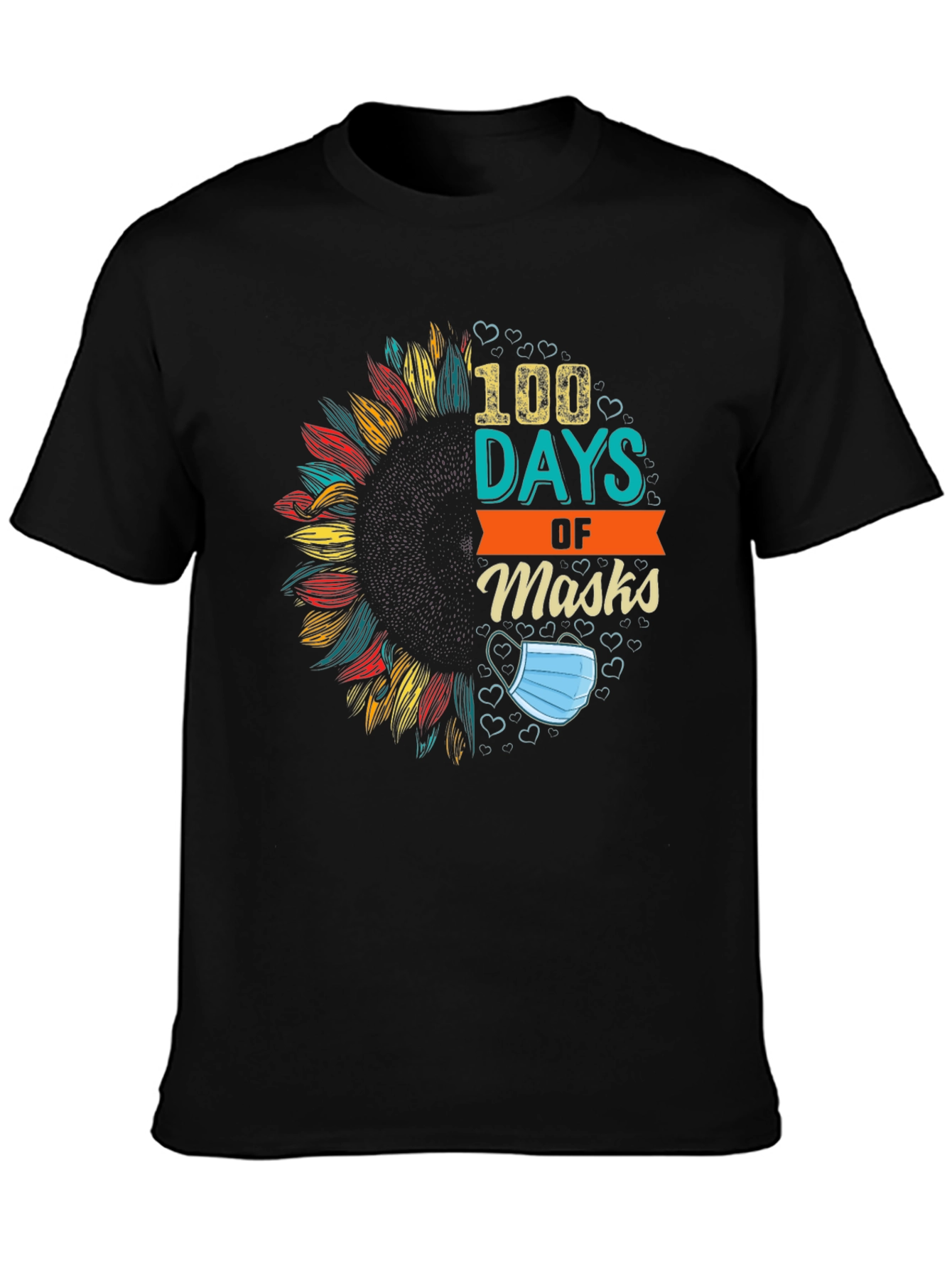 100 Days of Masks T-Shirt