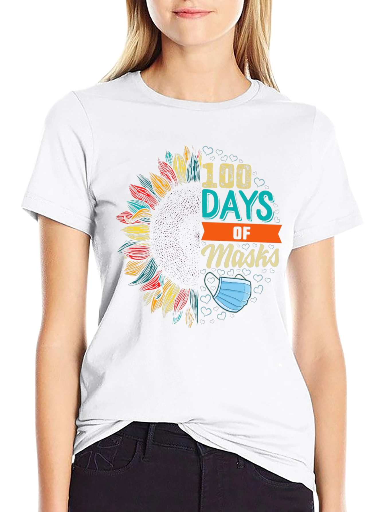 100 Days of Masks T-Shirt