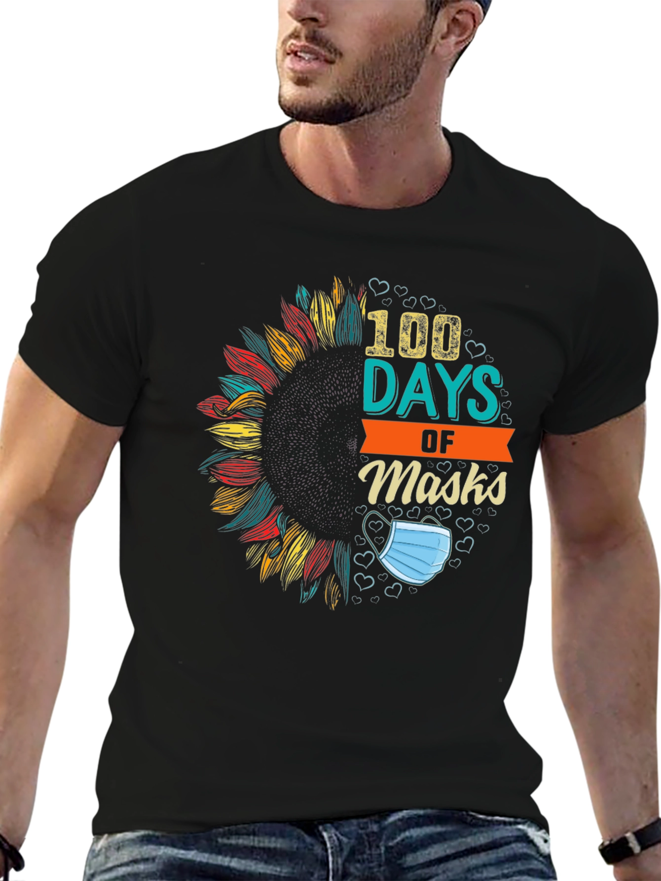 100 Days of Masks T-Shirt