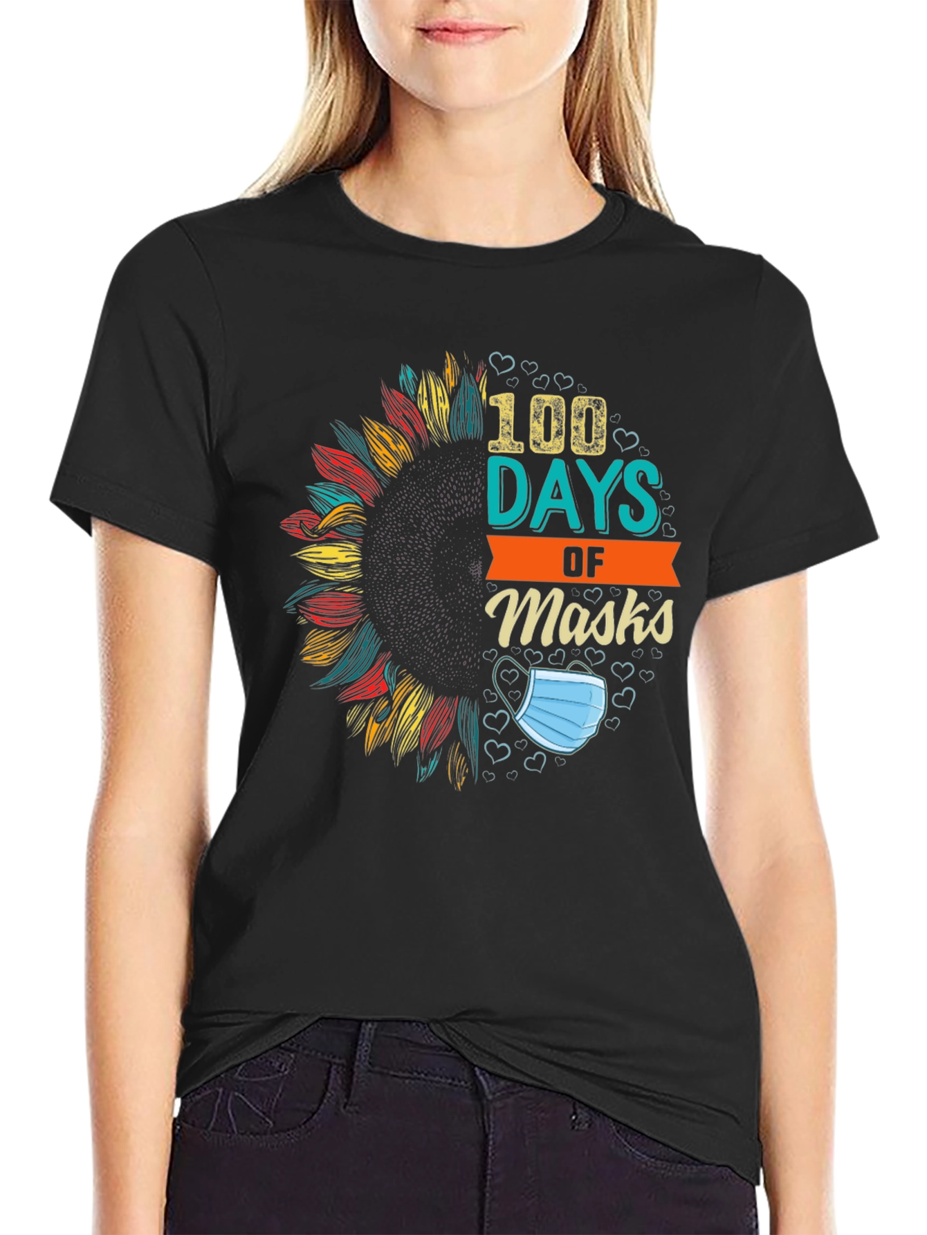 100 Days of Masks T-Shirt