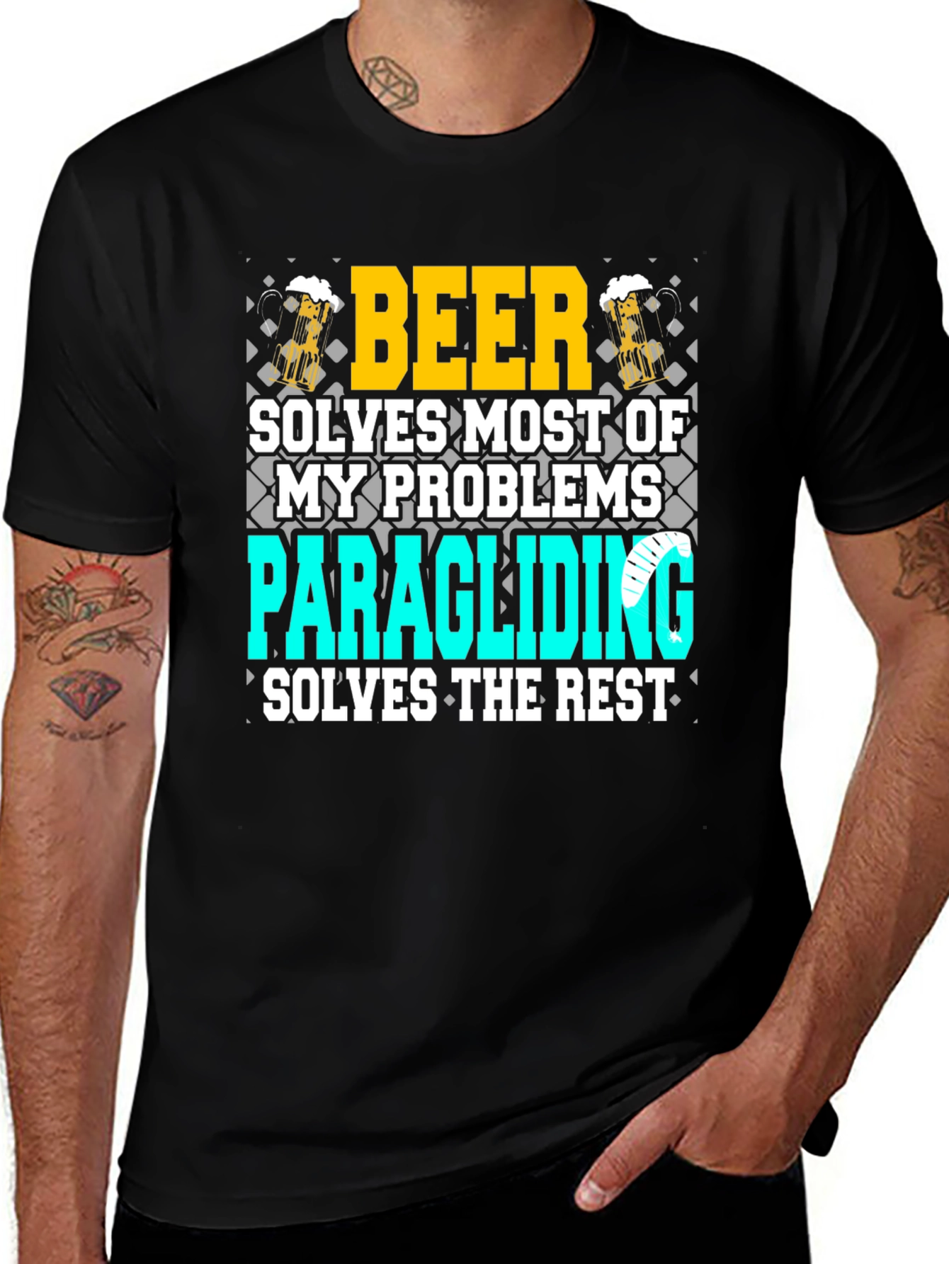 Beer and Paragliding T-Shirt