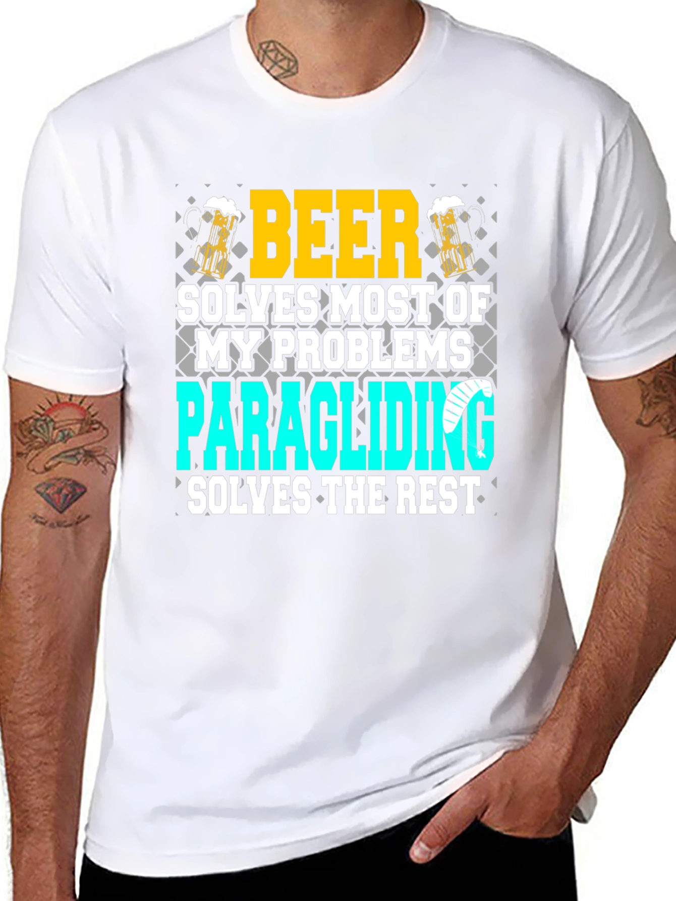 Beer and Paragliding T-Shirt