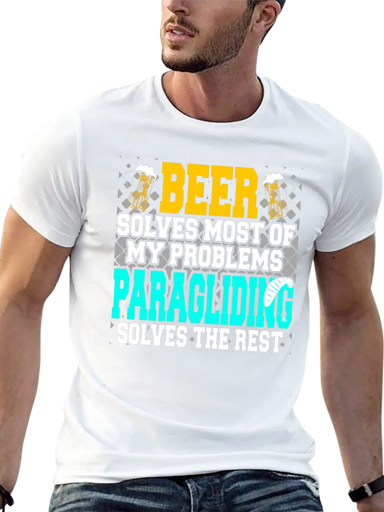 Beer and Paragliding T-Shirt