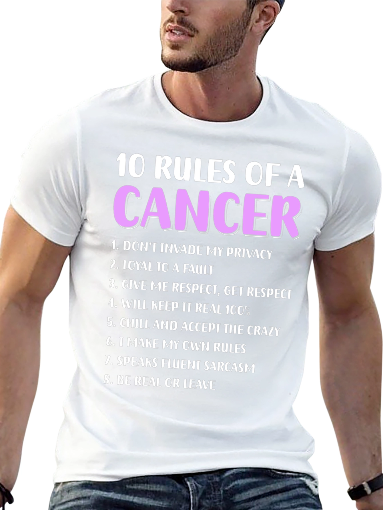 Cancer Zodiac T-Shirt - 10 Rules