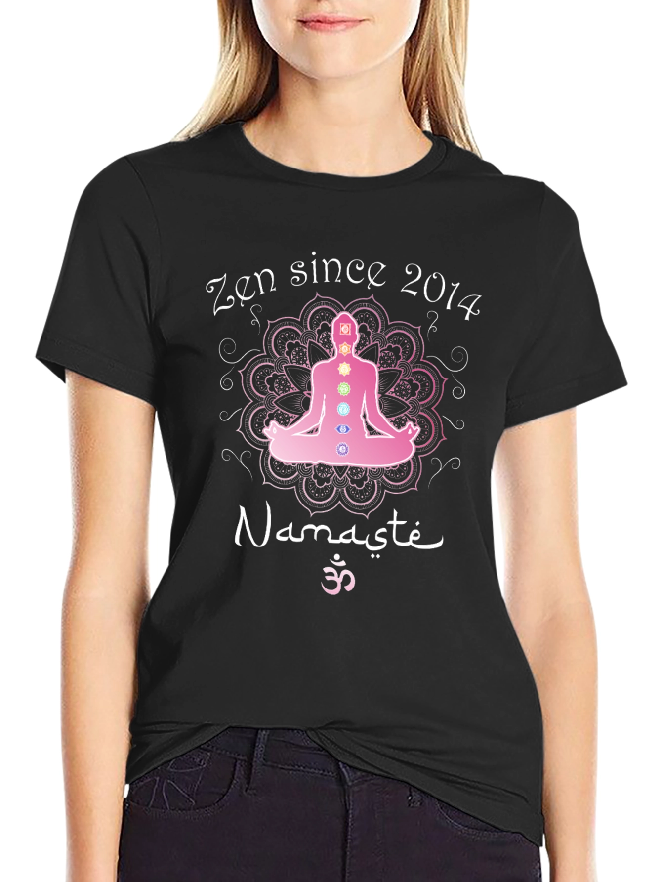 Zen Since 2014 Namaste Meditation T-Shirt