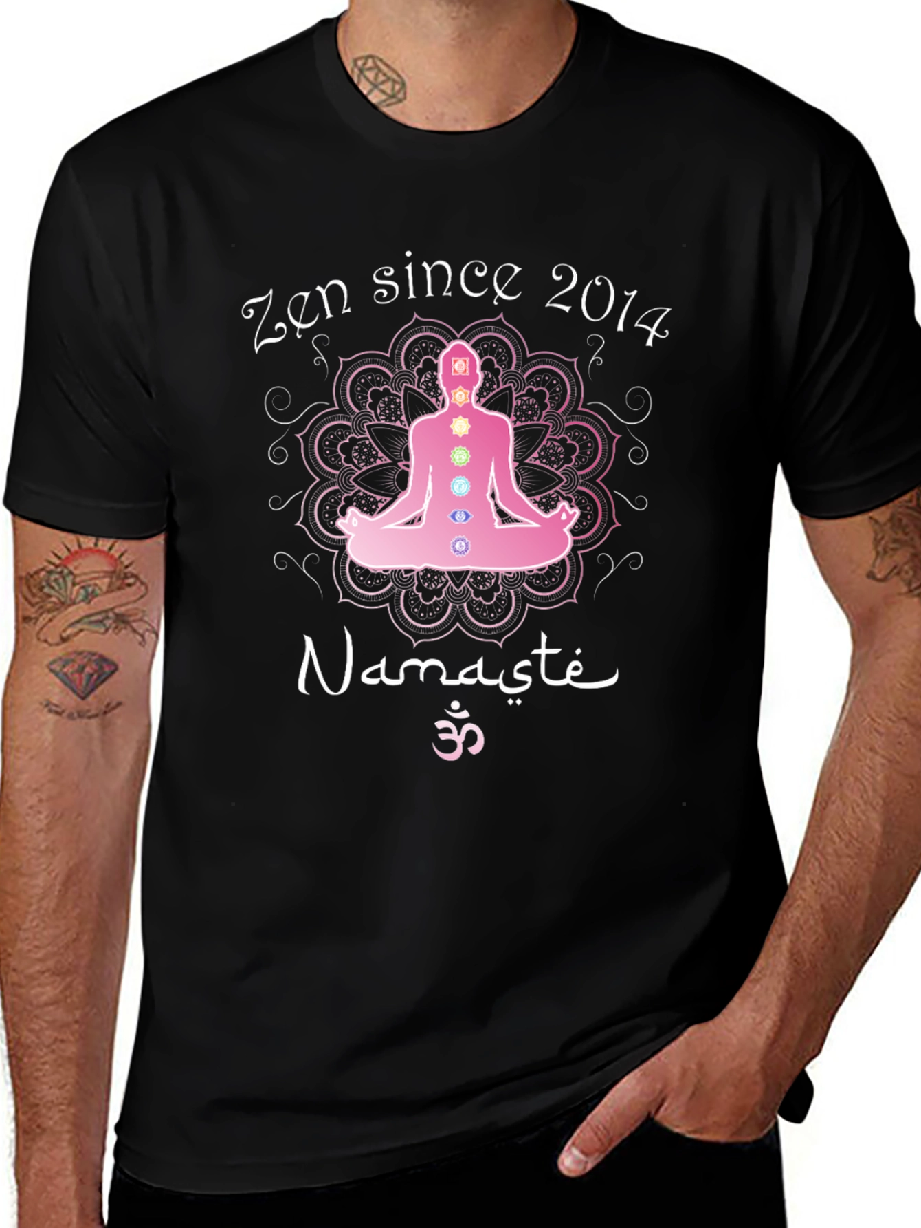Zen Since 2014 Namaste Meditation T-Shirt