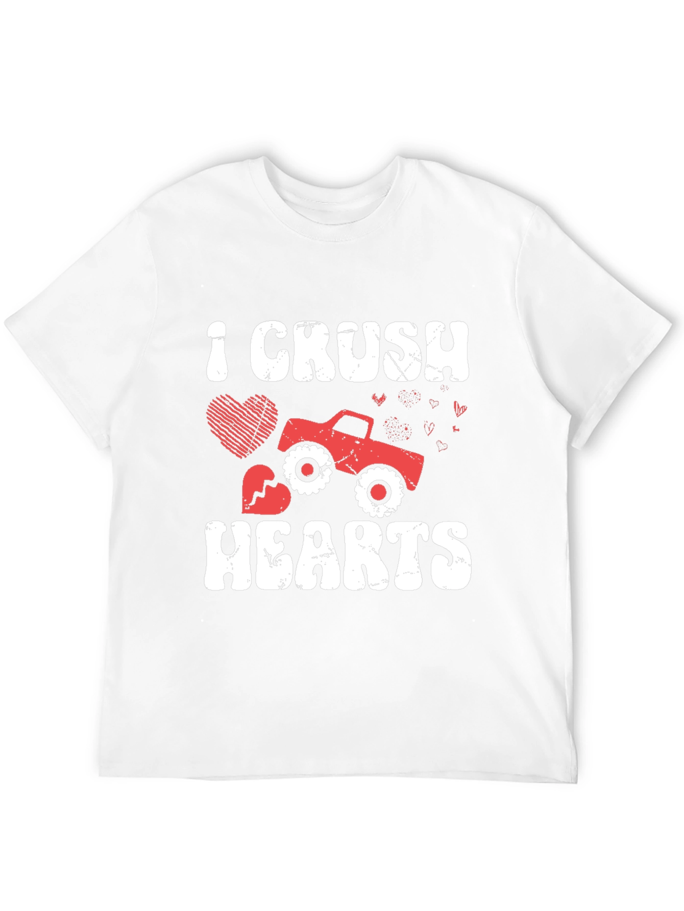 I Crush Hearts Monster Truck Graphic Tee
